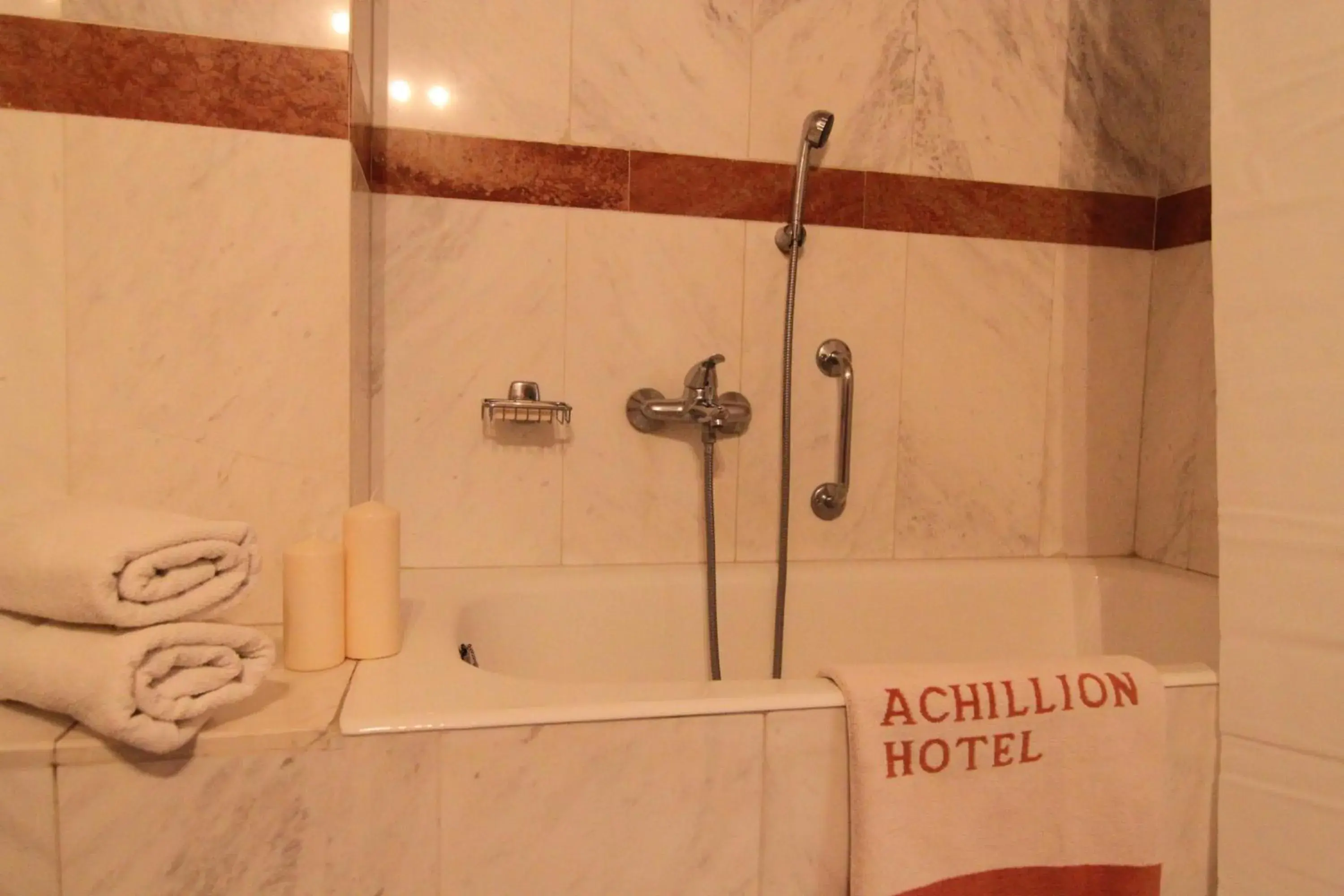 Bathroom in Achillion Hotel
