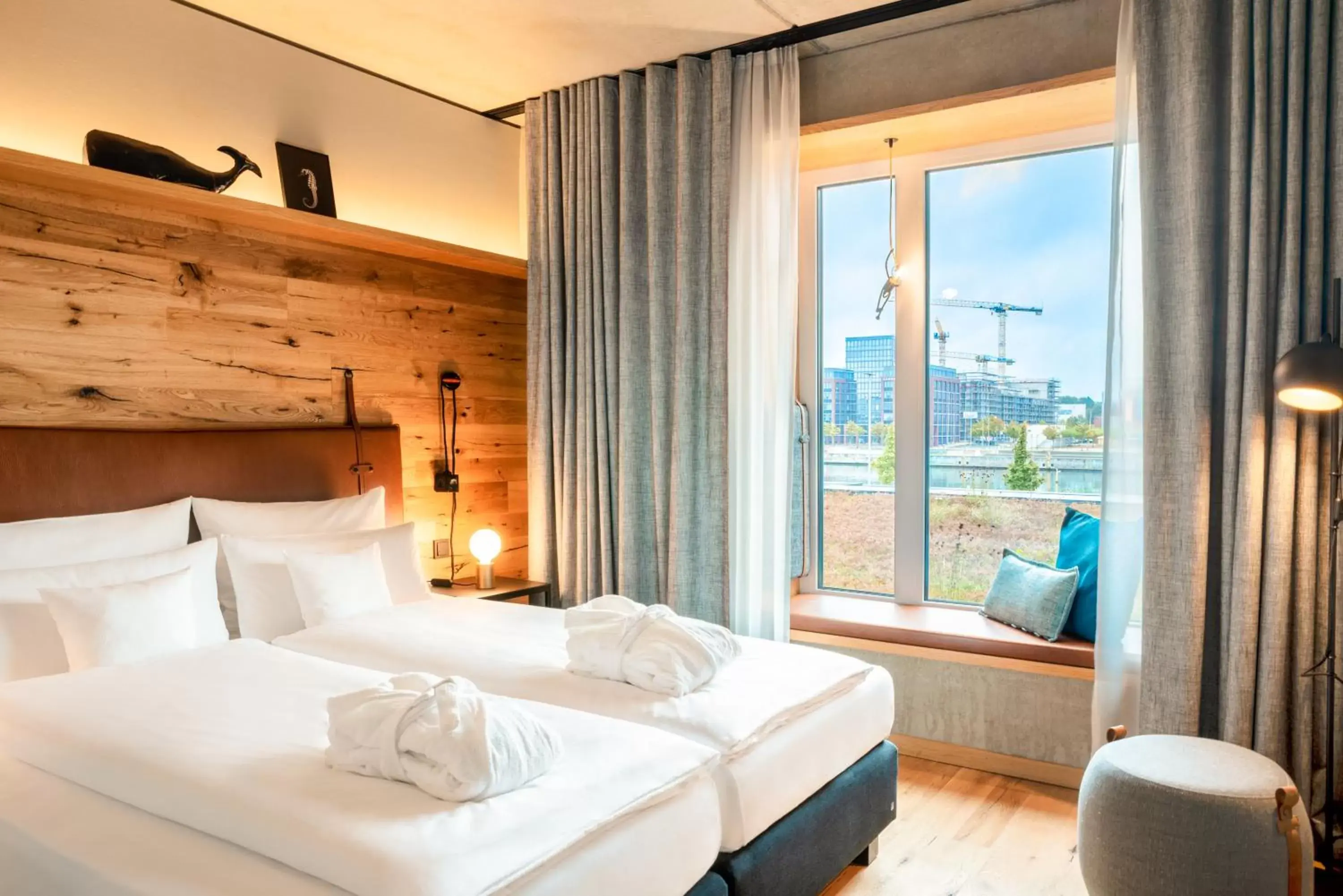 View (from property/room), Bed in Me and All Hotel Kiel, by Hyatt View (from property/room), Bed in Me and All Hotel Kiel, by Hyatt