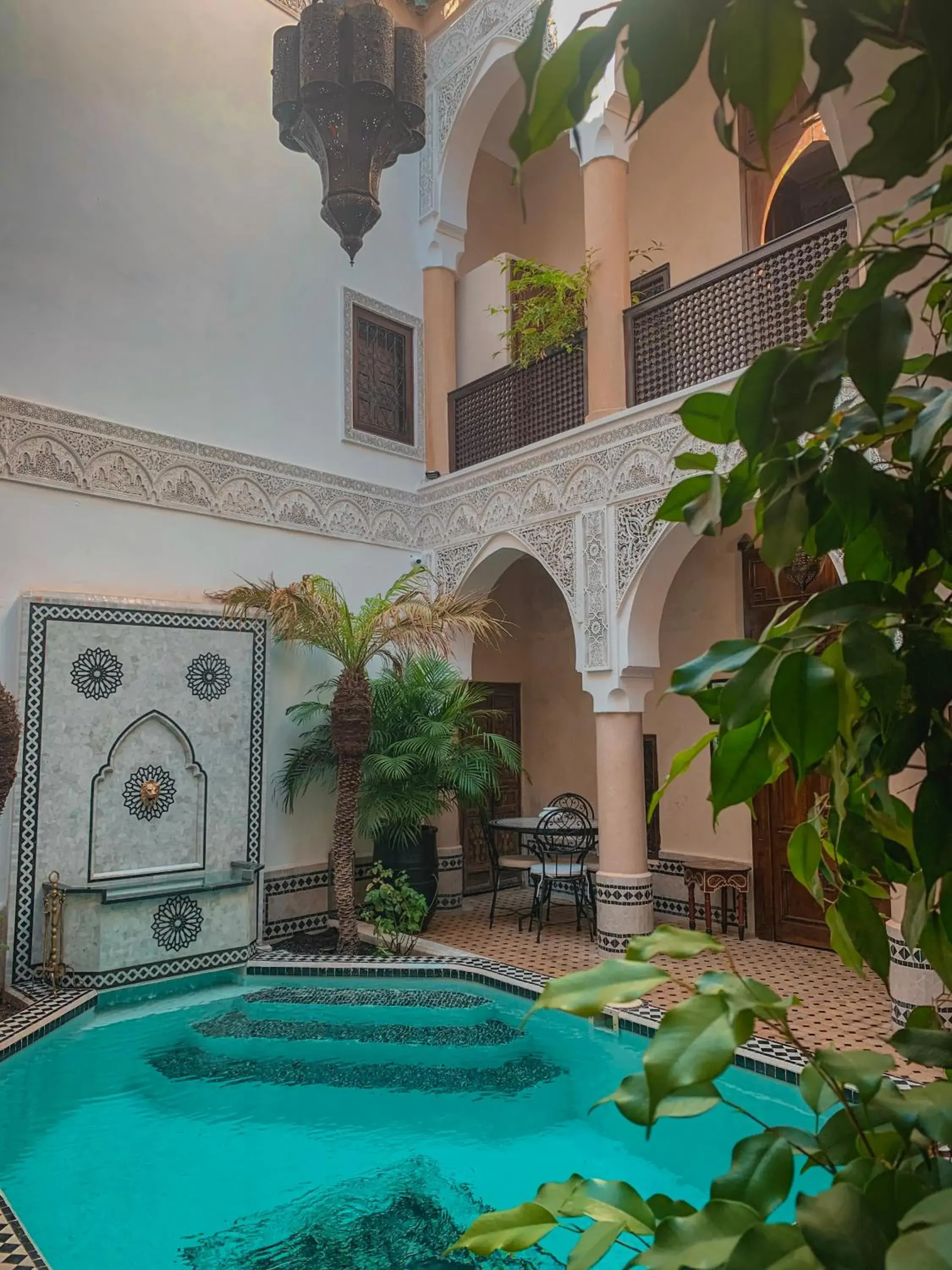 Decorative detail, Swimming Pool in Riad Abaka hotel & boutique