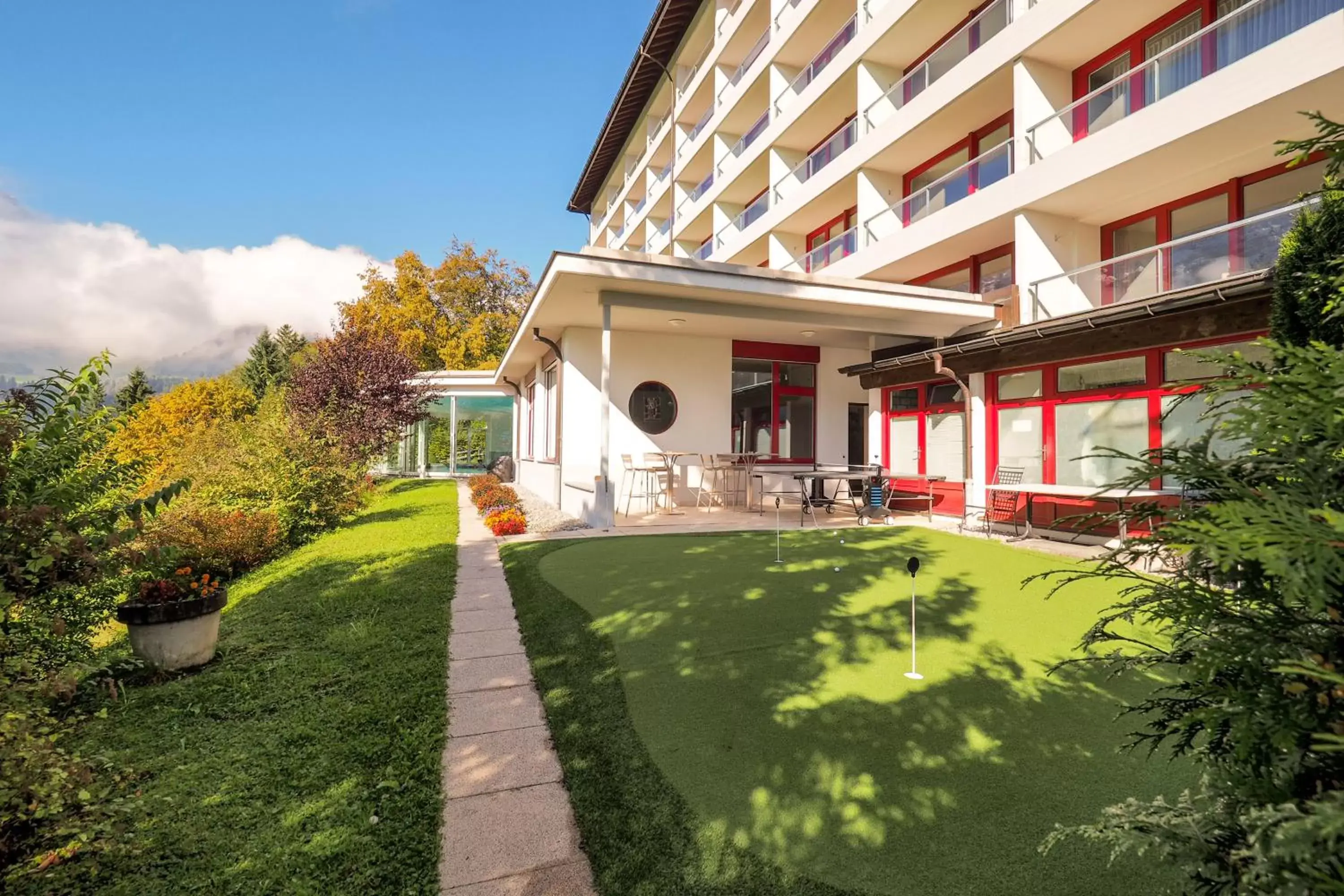 Golfcourse, Property Building in Hotel Waldegg - Adults only