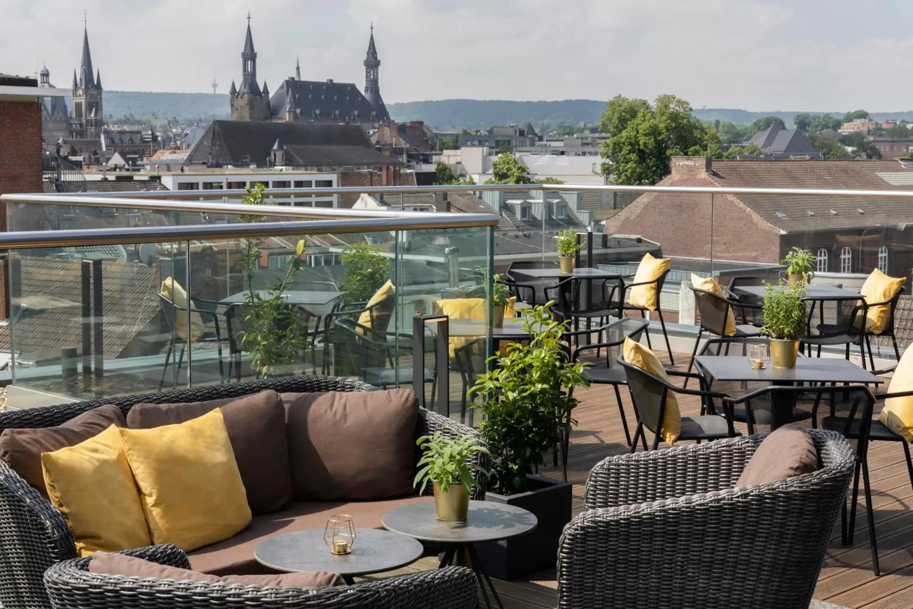 Balcony/Terrace in INNSiDE by Meliá Aachen