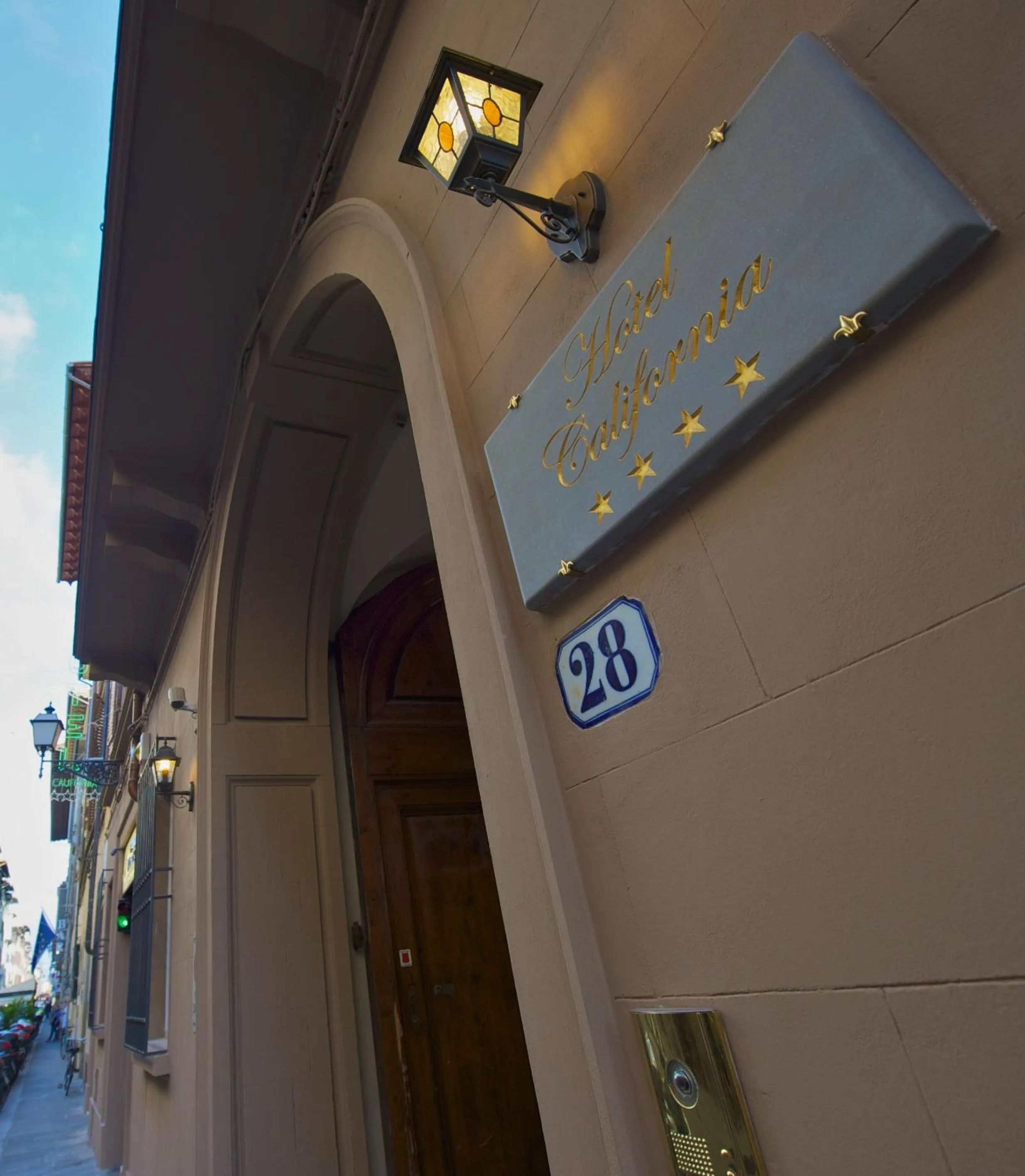 Facade/entrance in Hotel California