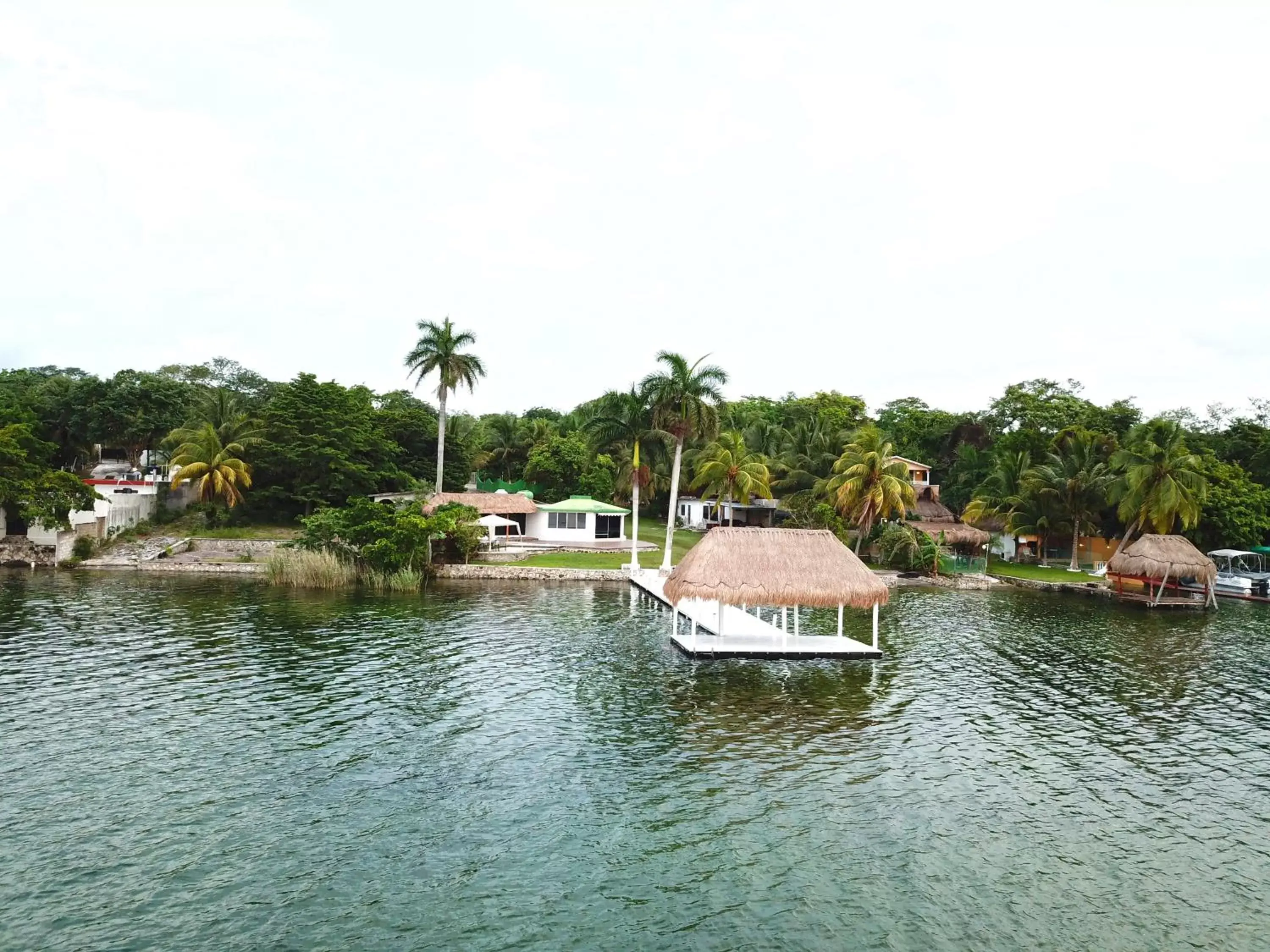 Bird's eye view in Royal Palm Bacalar Cabañas & Lagoon Club