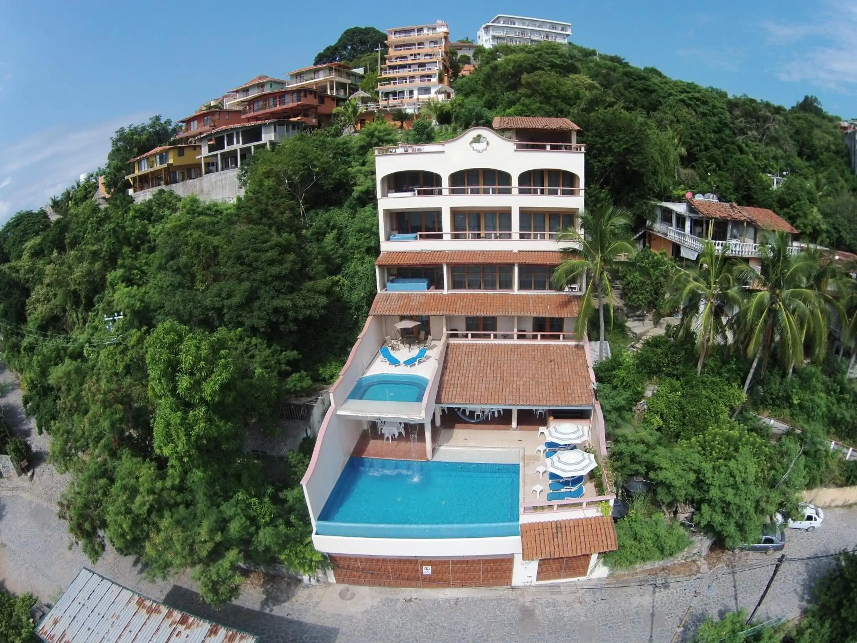 Bird's eye view, Bird's-eye View in Villa del Pescador