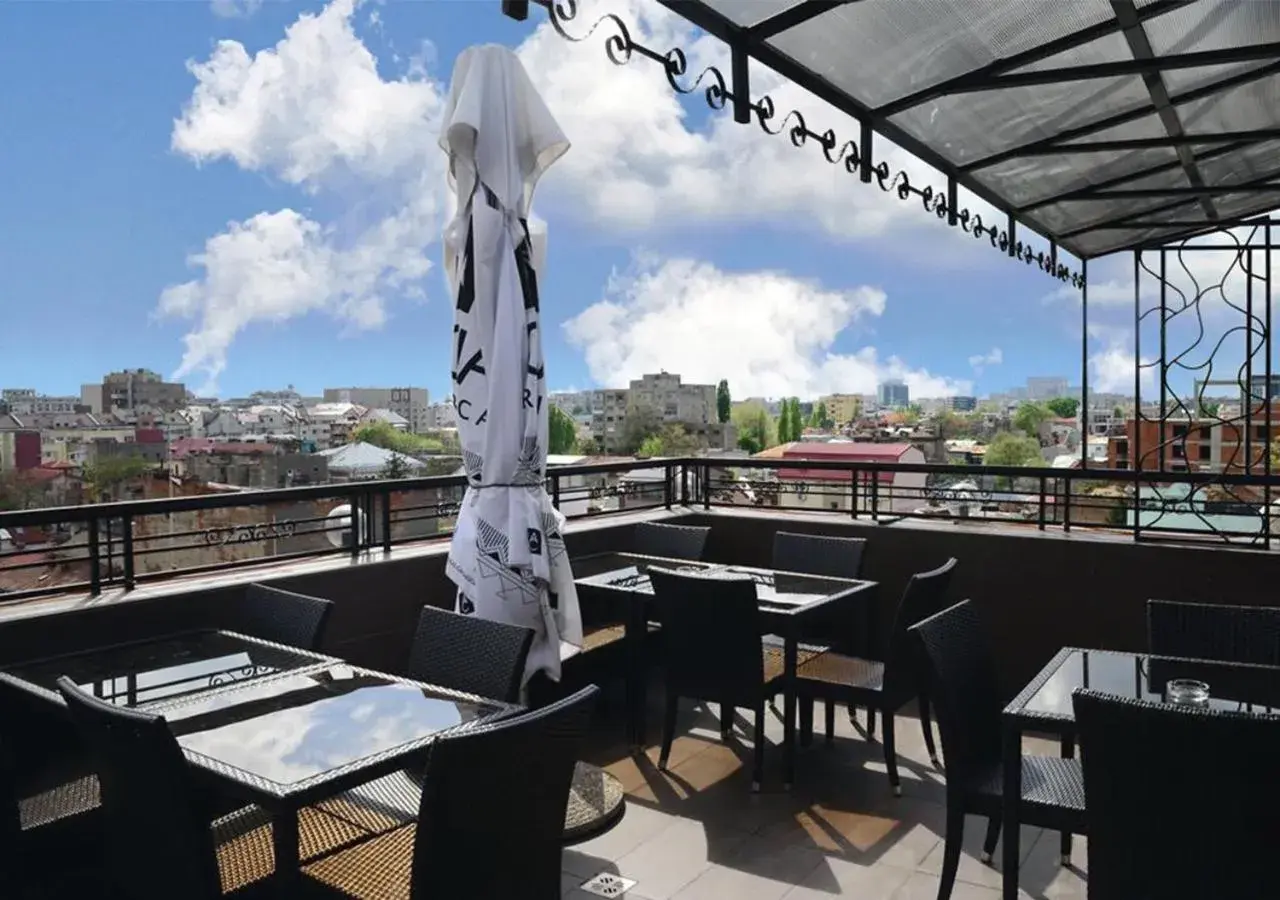 Bird's eye view, Restaurant/Places to Eat in Hotel Razvan