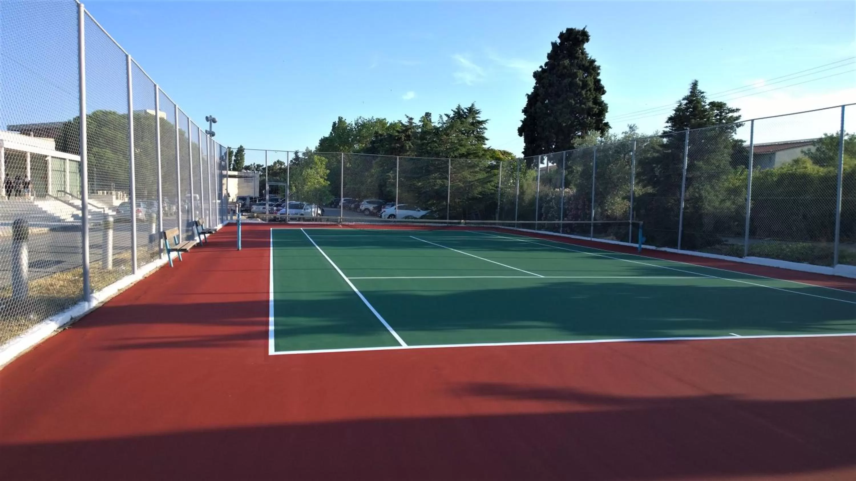 Tennis court in Alexander Beach Hotel & Spa