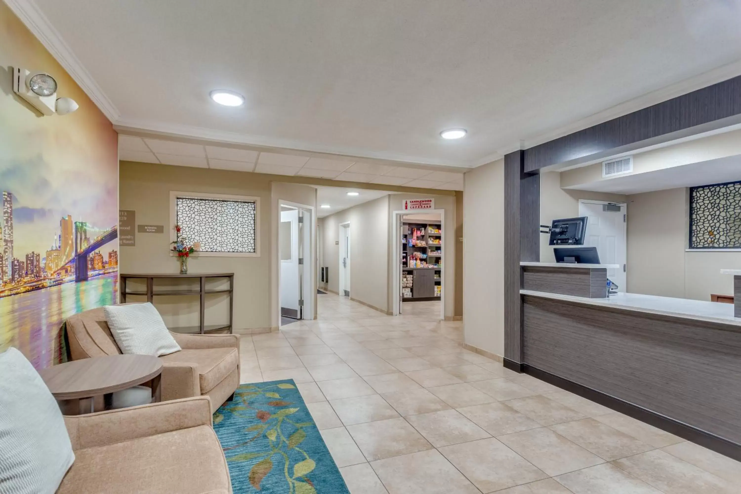 Property building, Lobby/Reception in Candlewood Suites Secaucus, an IHG Hotel