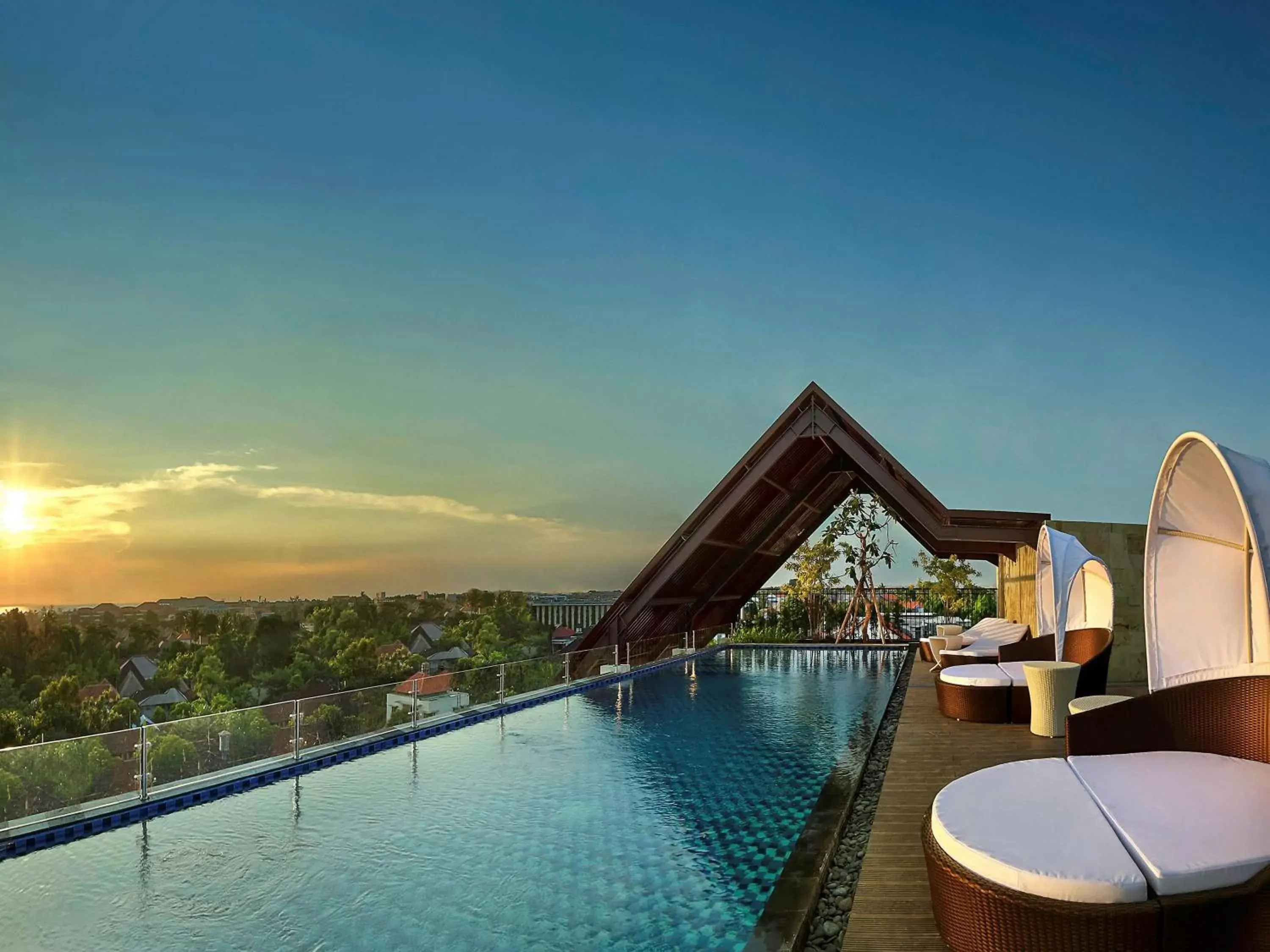 Property building, Swimming Pool in ibis Bali Legian Street