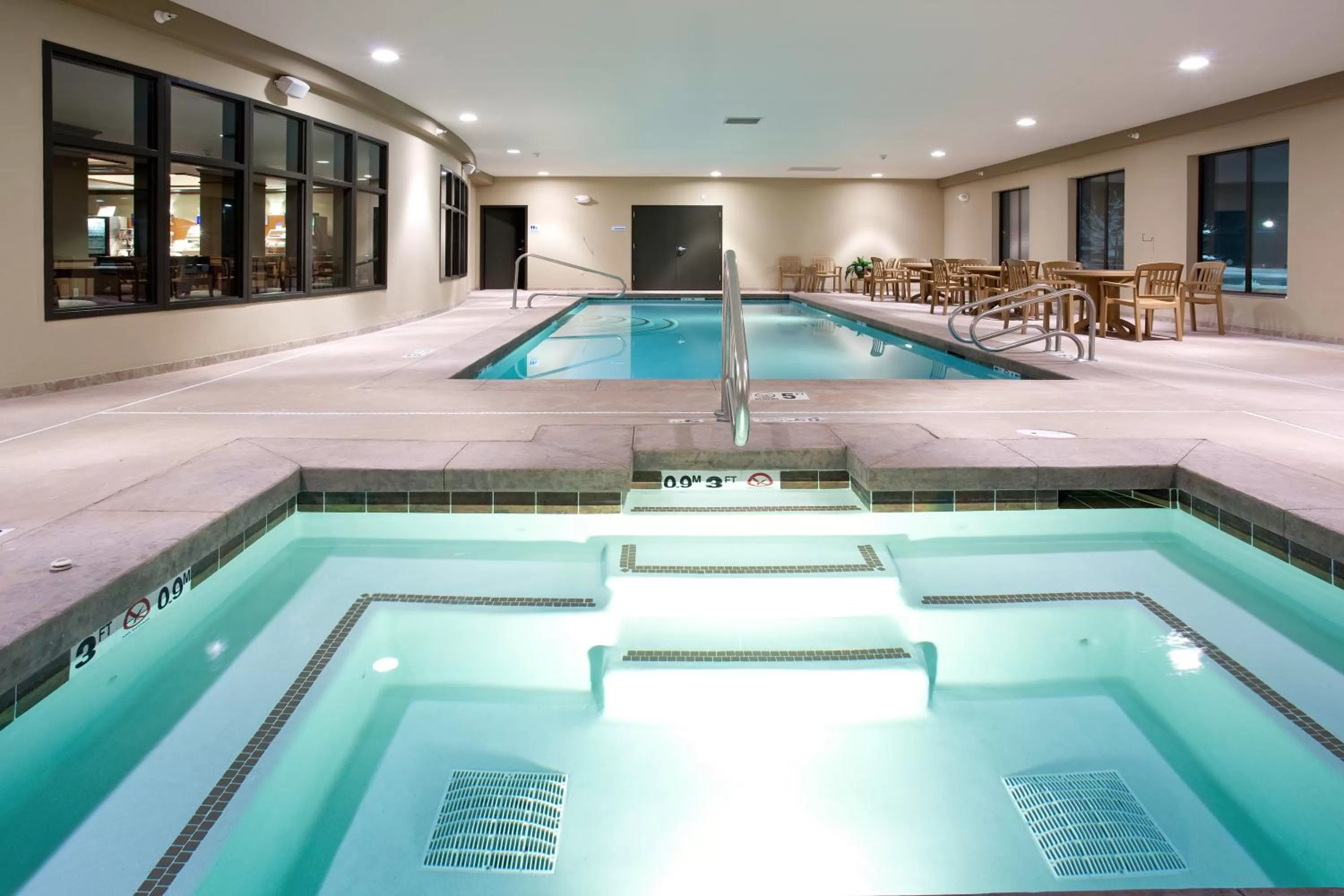 Swimming pool in Holiday Inn Express Hotel & Suites Lander by IHG