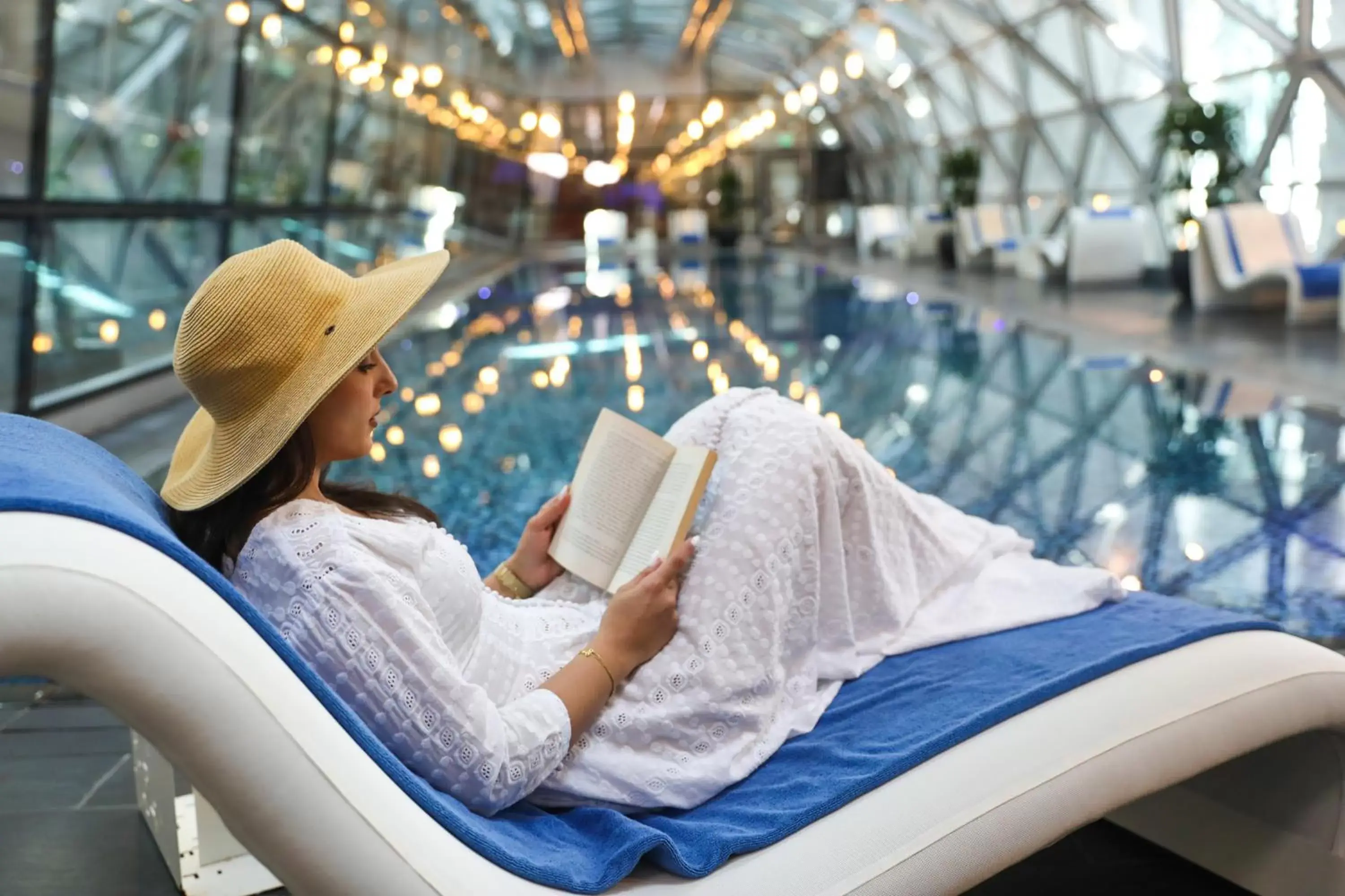 Swimming pool in Oryx Airport Hotel -Transit Only Swimming pool in Oryx Airport Hotel -Transit Only