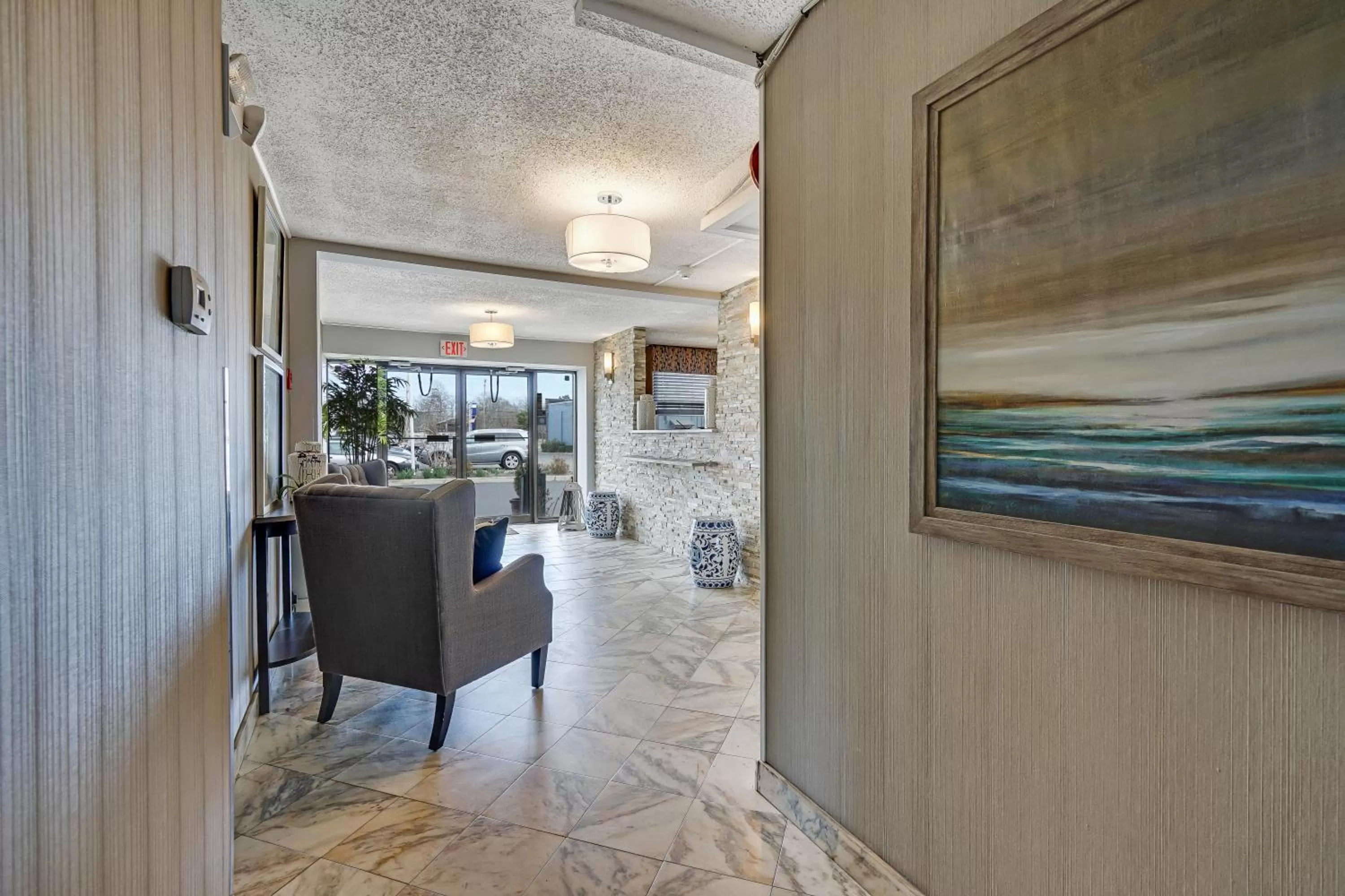 Lobby or reception in Blue Creek Inn