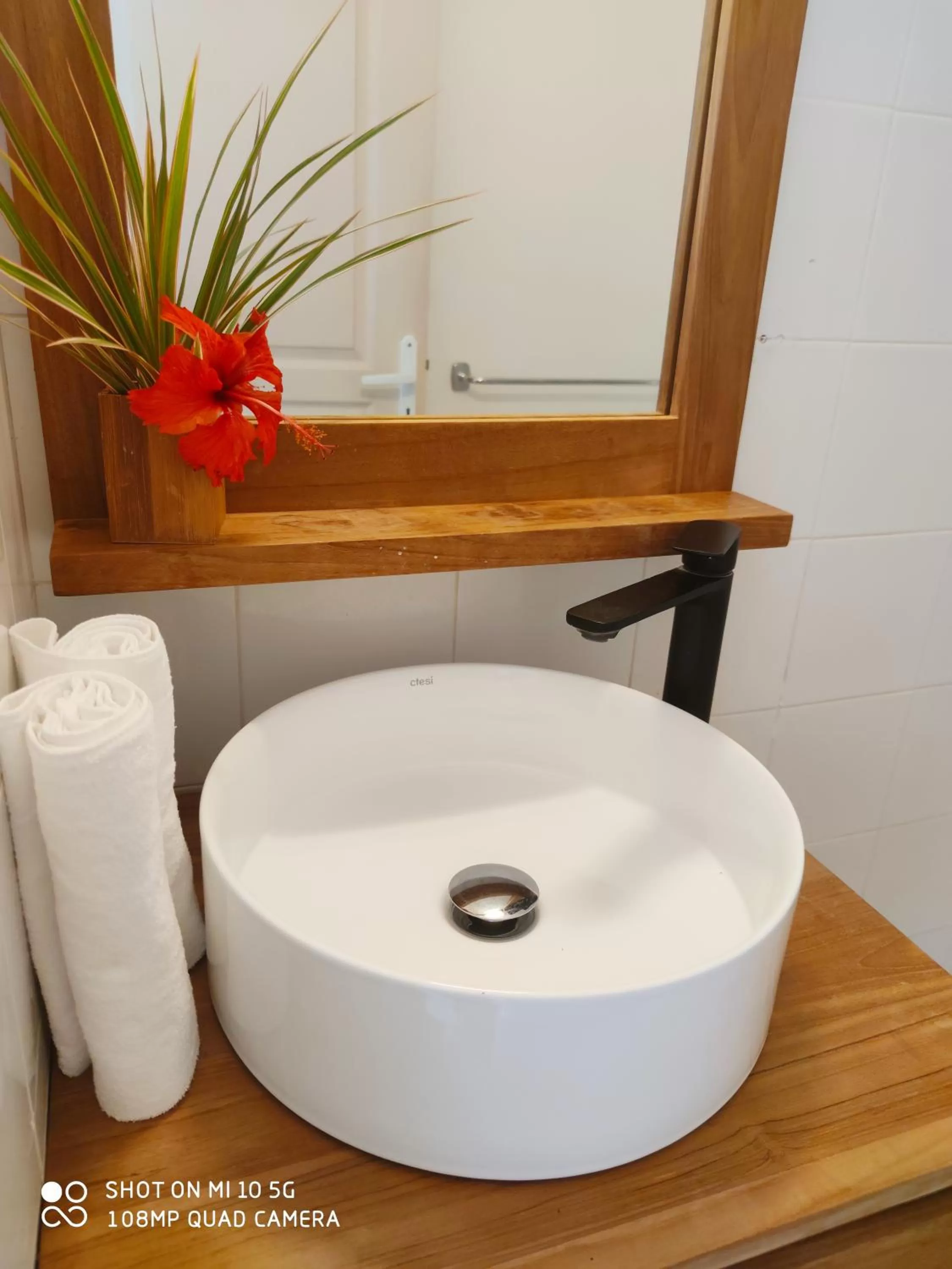 Bathroom in Hotel Le Manguier