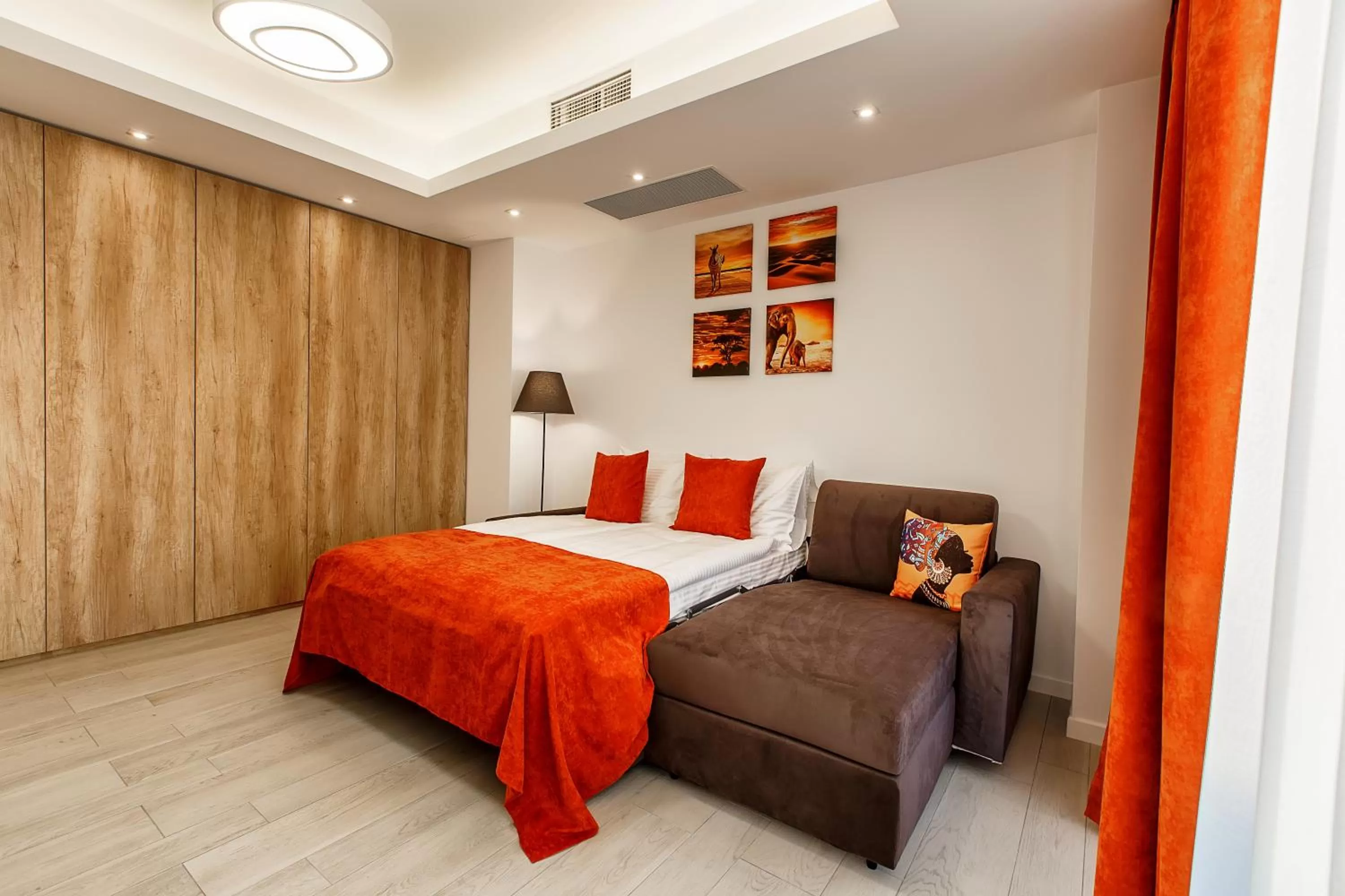 Bed in Mava Apartamente