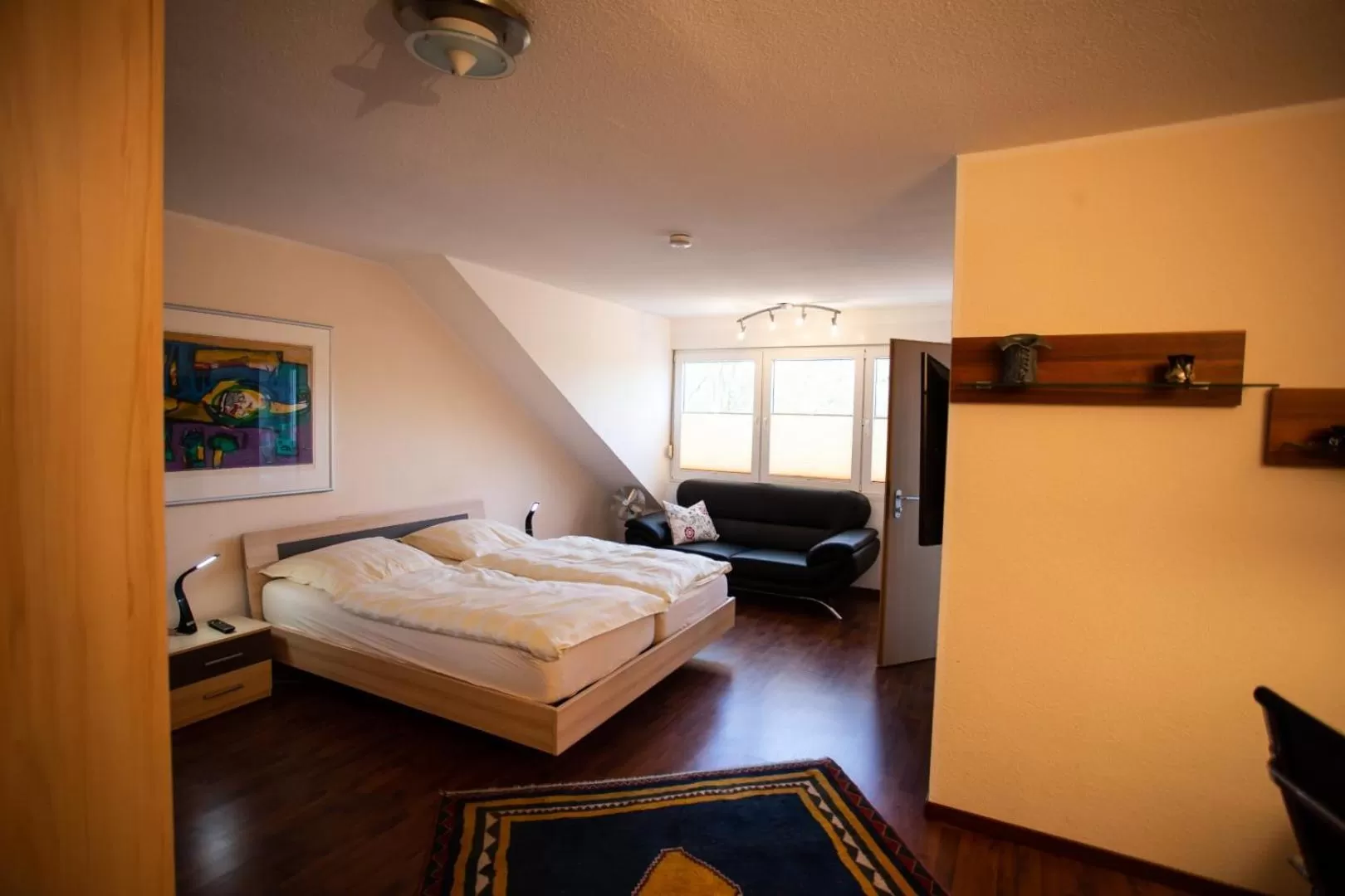 Photo of the whole room, Bed in Hotel Am Sportpark