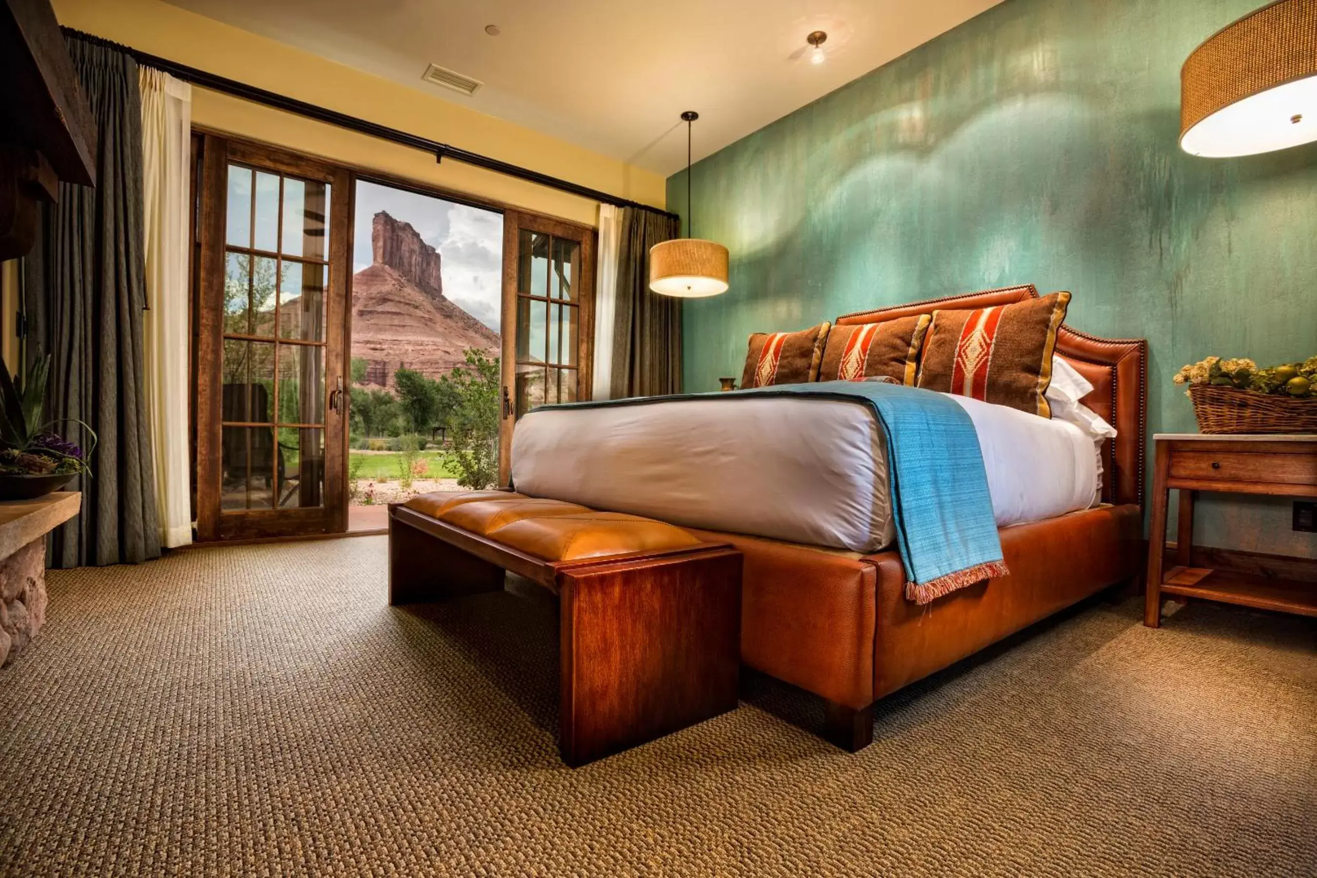 Bed in Gateway Canyons Resort, a Noble House Resort