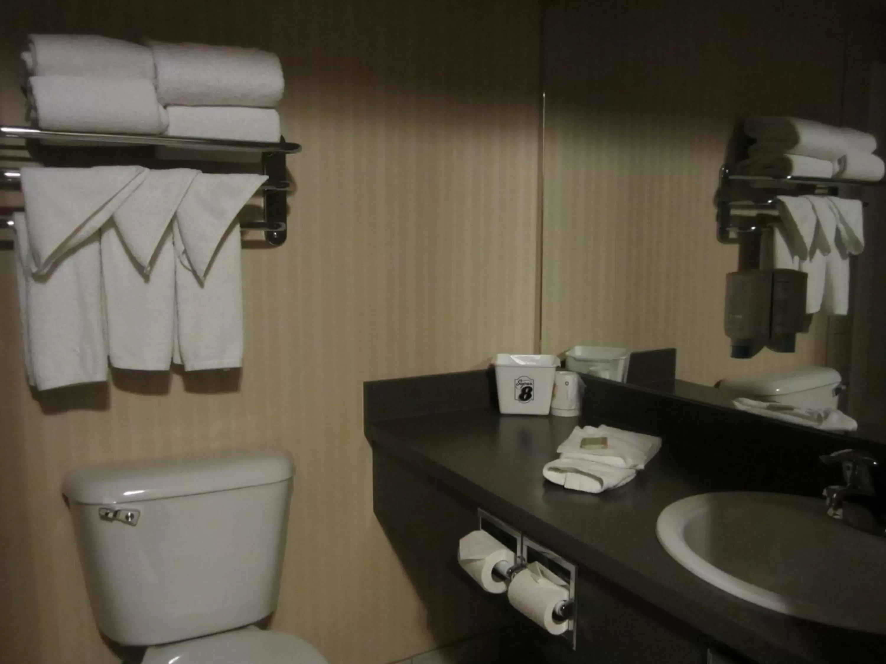 Bathroom in Super 8 by Wyndham Fort St. John BC