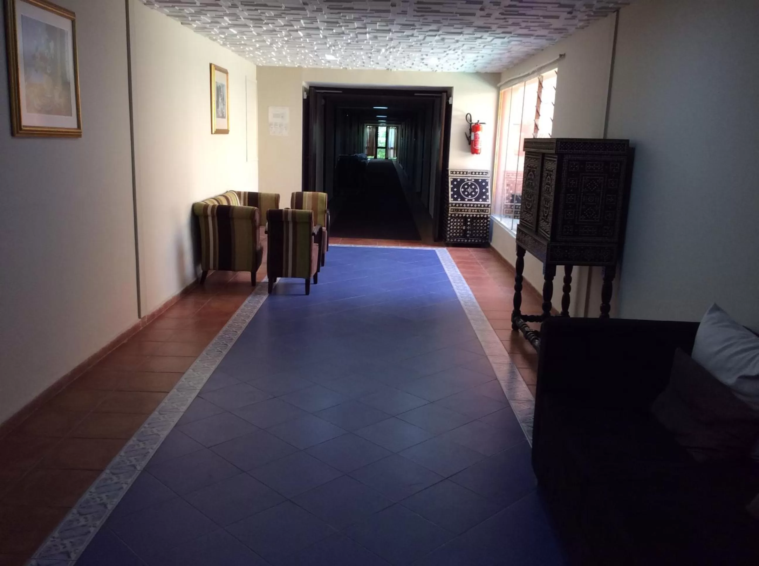 Decorative detail, Bed in Chems Hotel