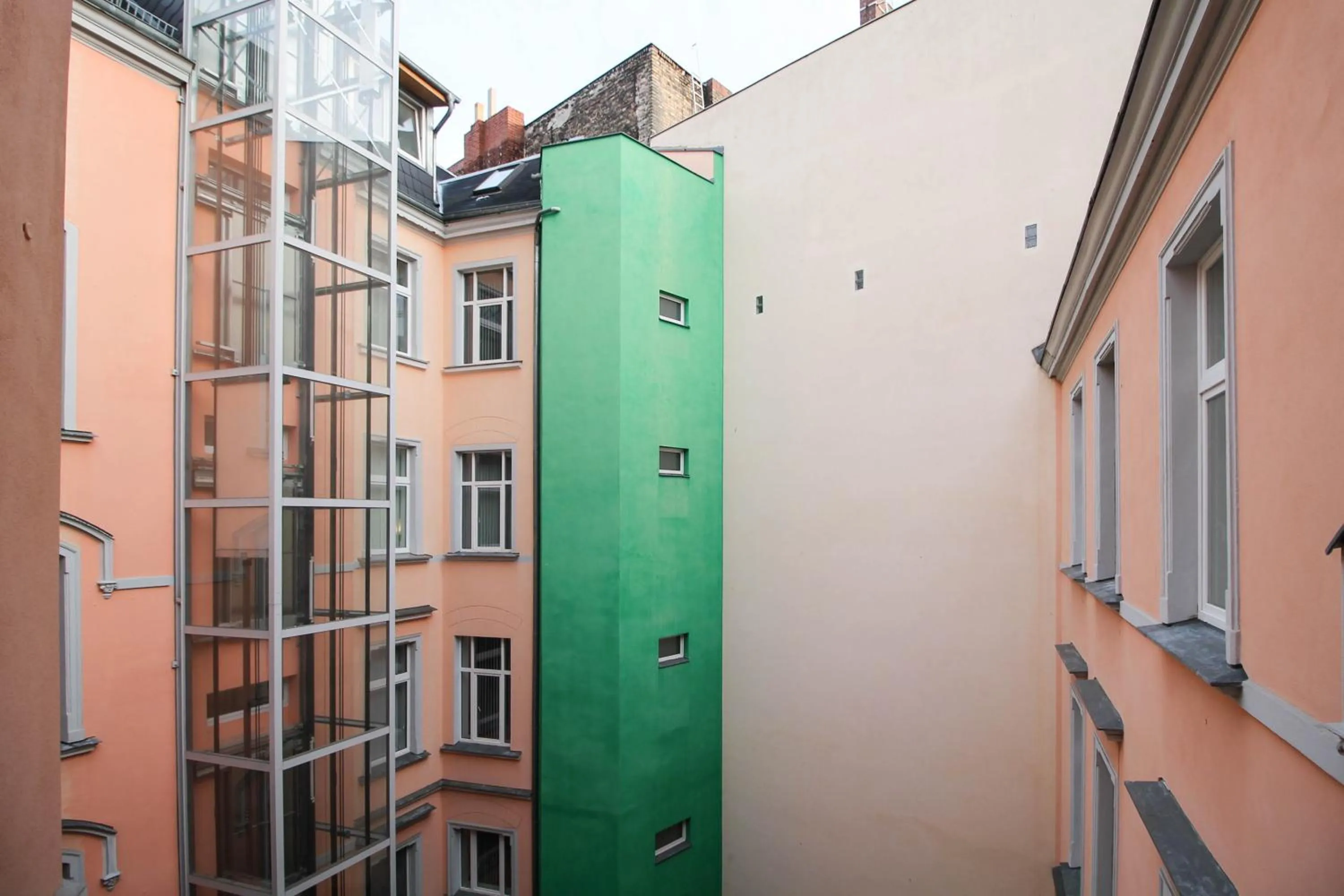 elevator in Hotel Sachsenhof