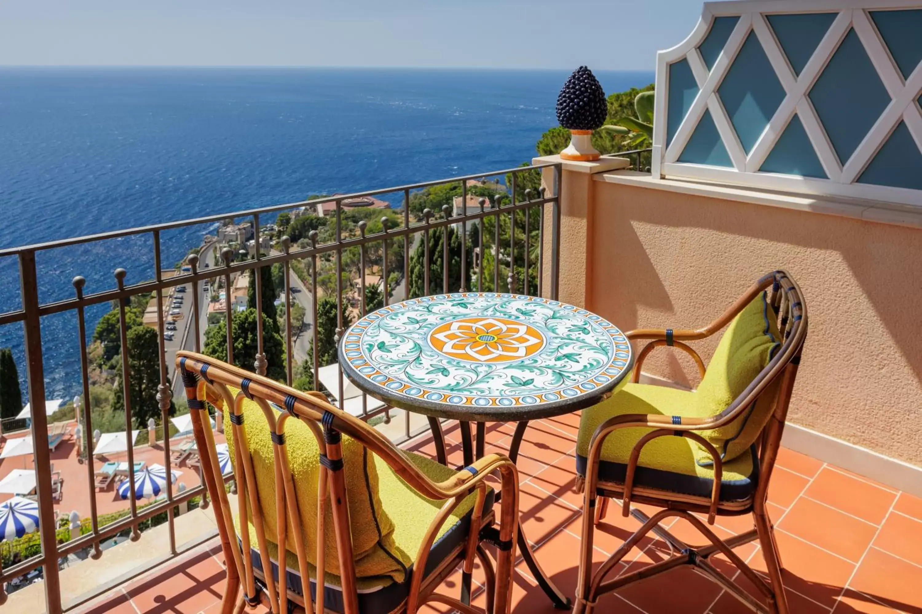 Balcony/Terrace in Grand Hotel San Pietro Relais & Chateaux