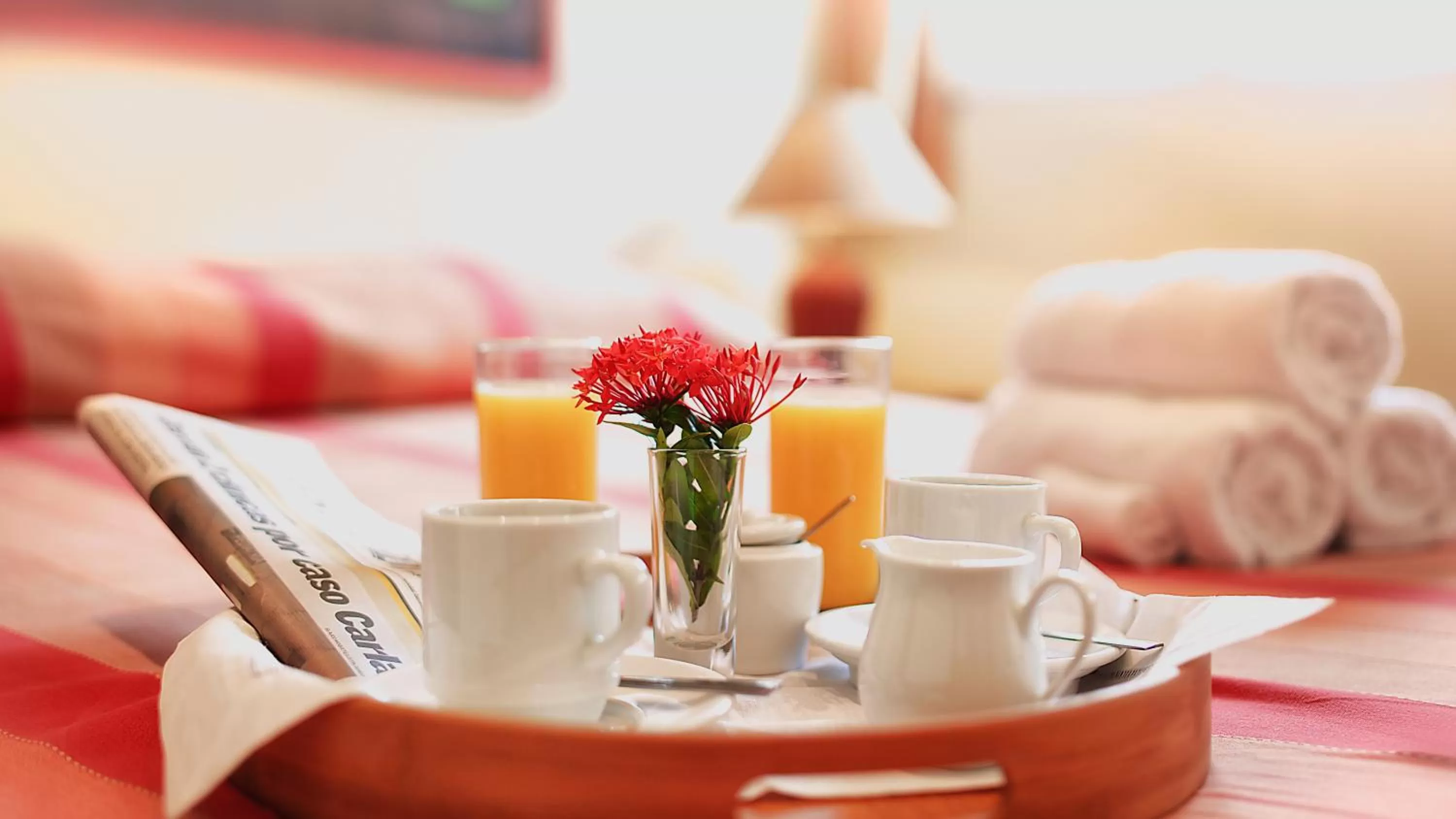Bed in Hotel Las Palmeras