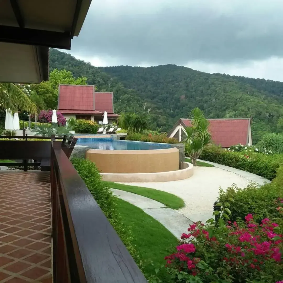 Balcony/Terrace, Swimming Pool in Baan KanTiang See Villas - SHA Extra Plus