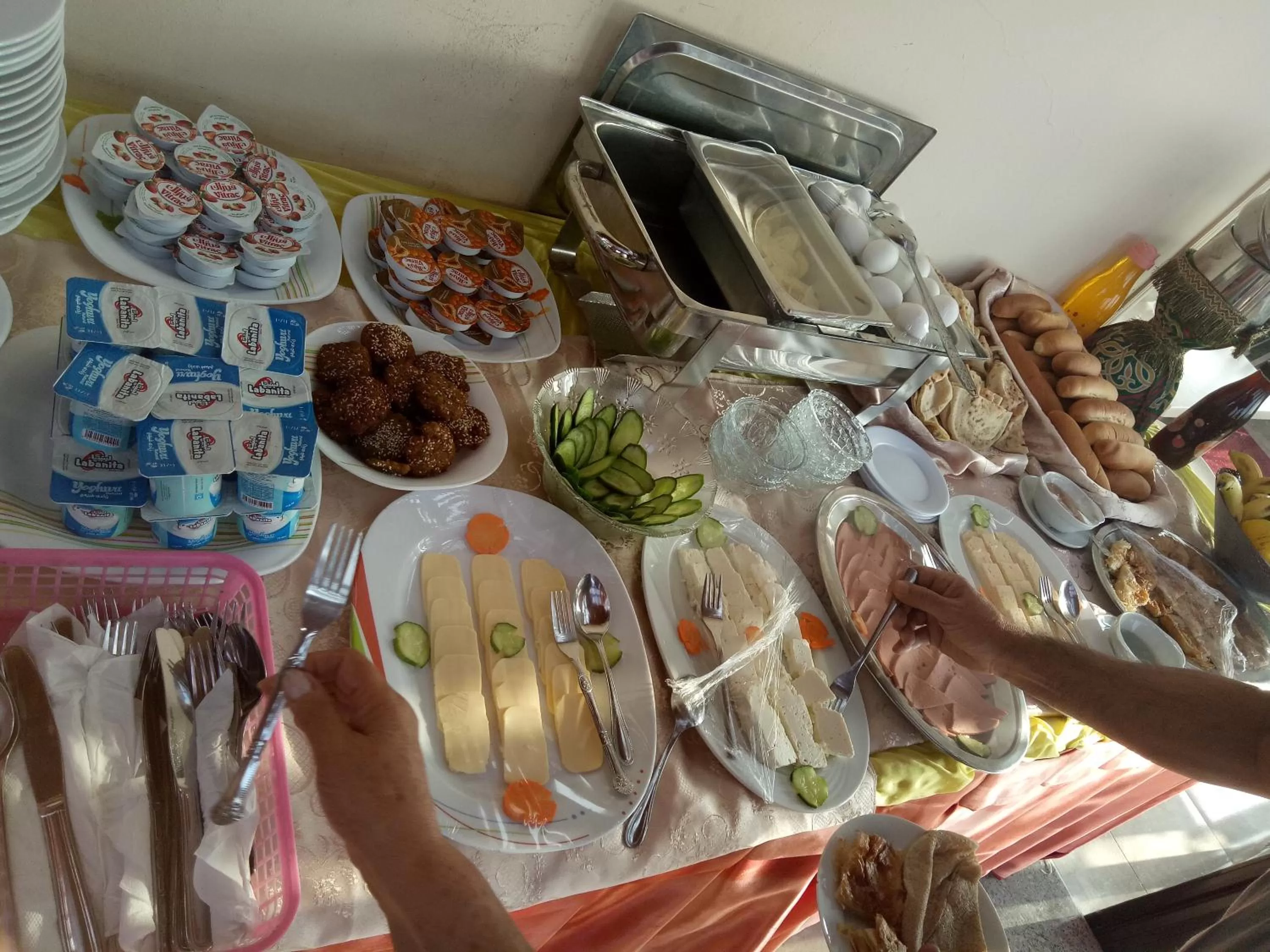 Food close-up in Amin Hotel