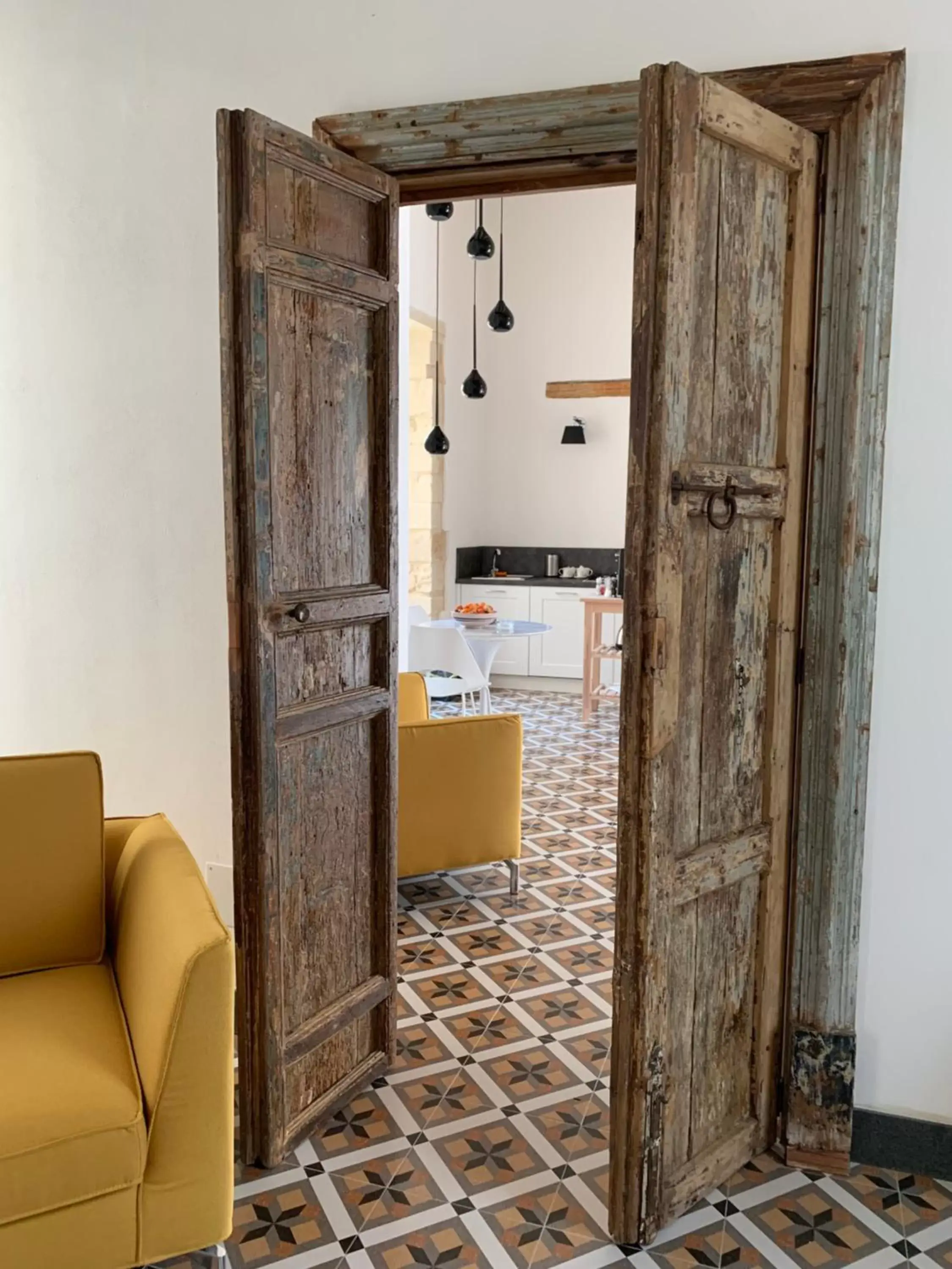 Seating Area in Isabella di Castiglia Apartments