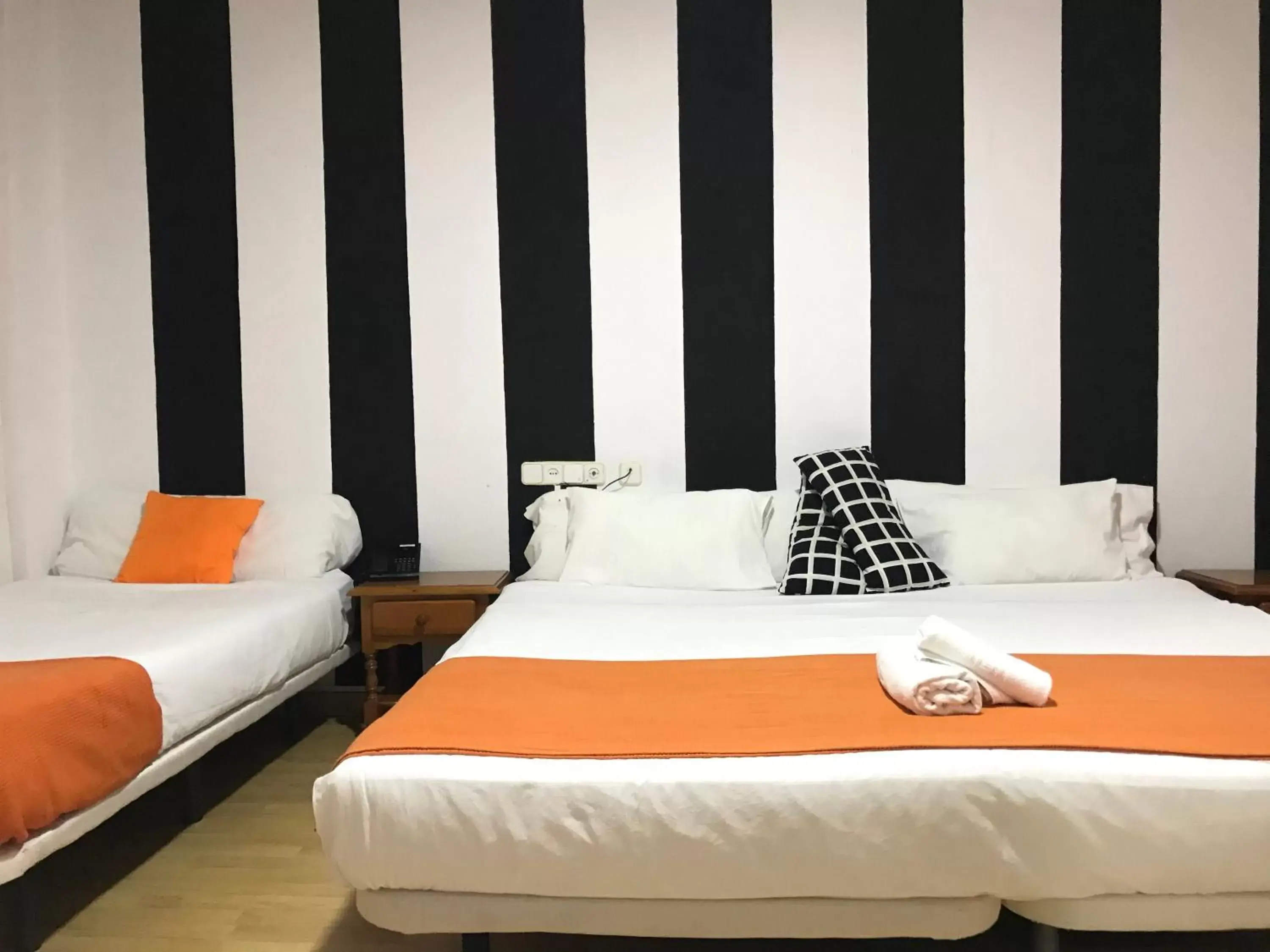 Bed in Hotel Argos