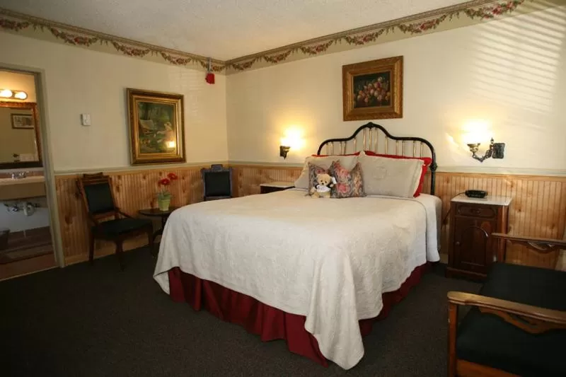 Bed in Gunn House Hotel