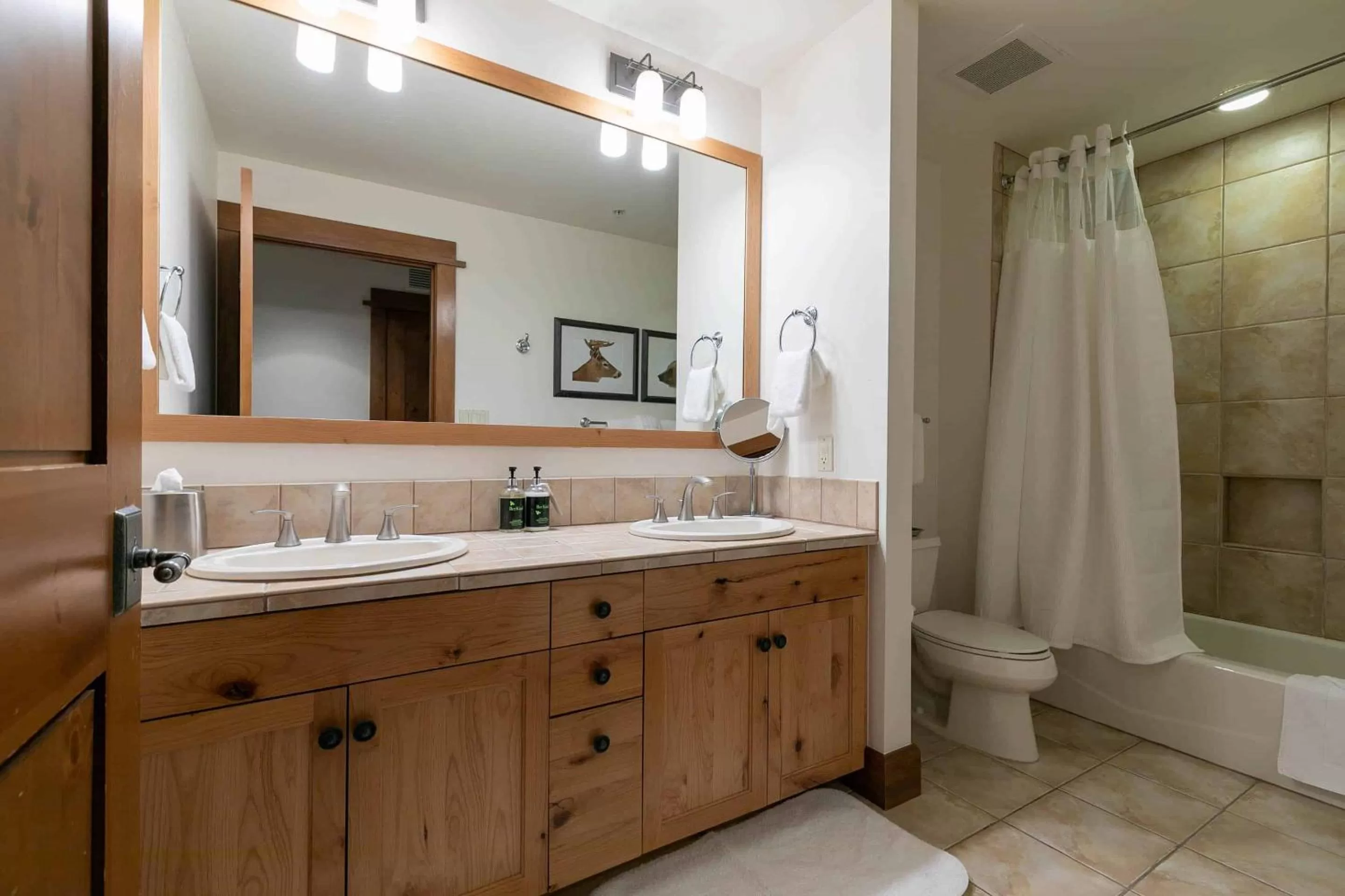 Bathroom in East West Hospitality at Tahoe