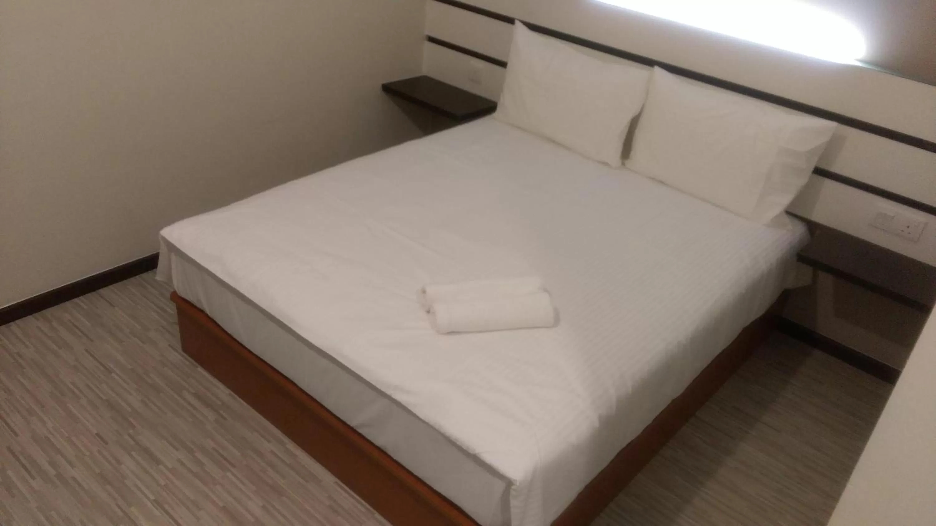 Bed in Grand Kapar Hotel Kuala Selangor