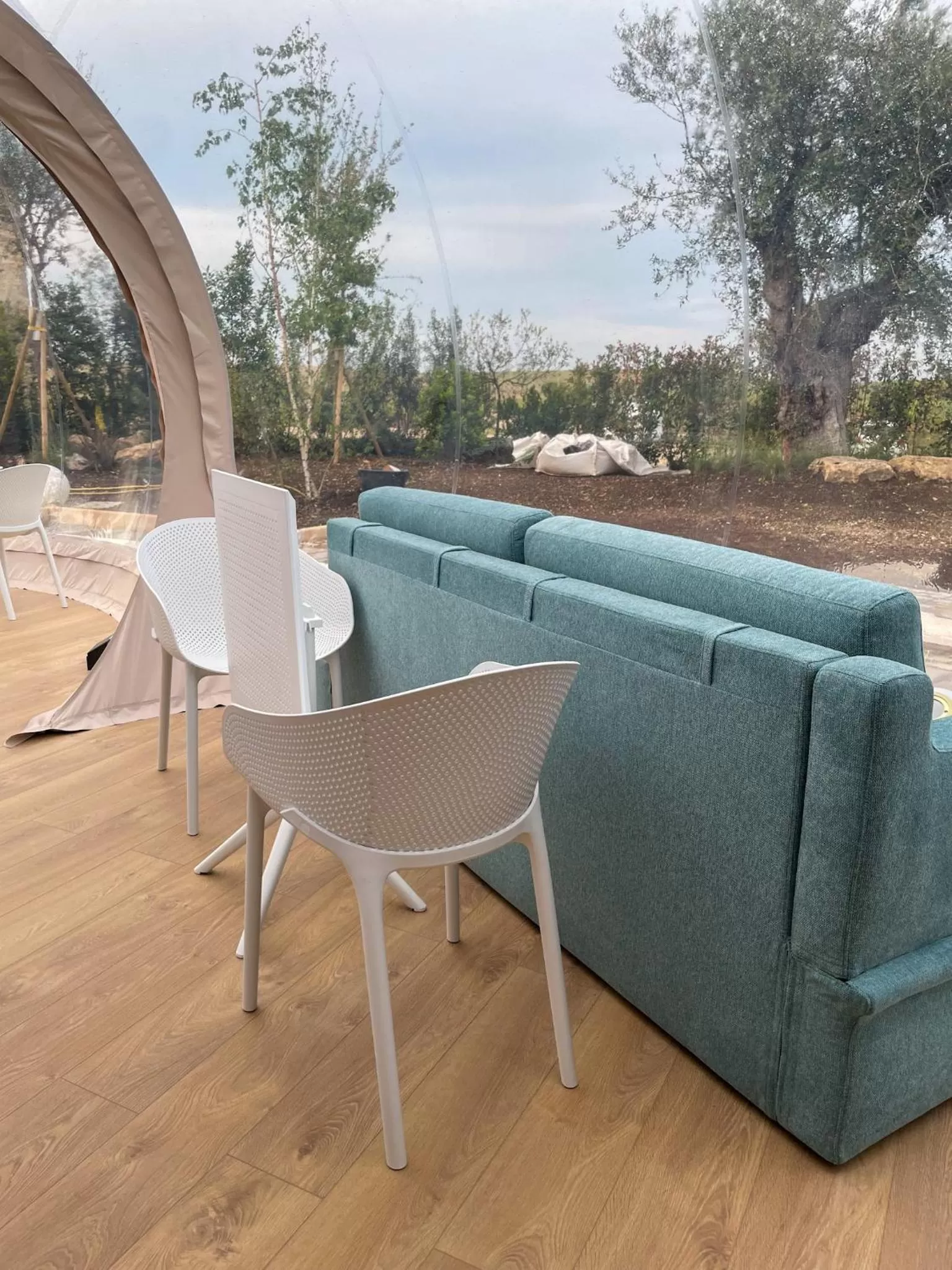 Seating area in Tenuta Danesi - Camere - Appartamenti - Bubble Room