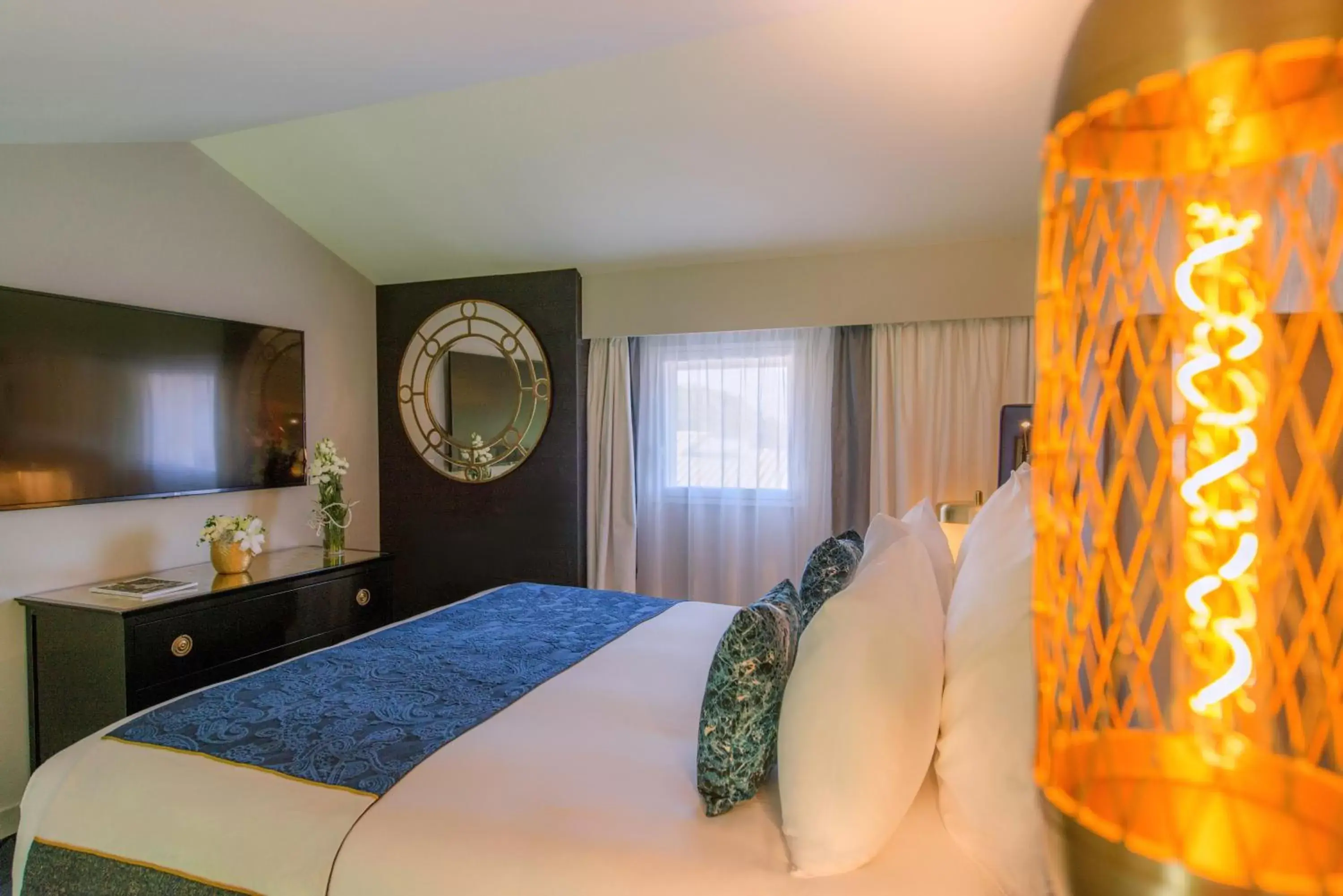Bedroom, Bed in La Grande Terrasse Hotel&Spa La Rochelle MGallery Hotel Collection