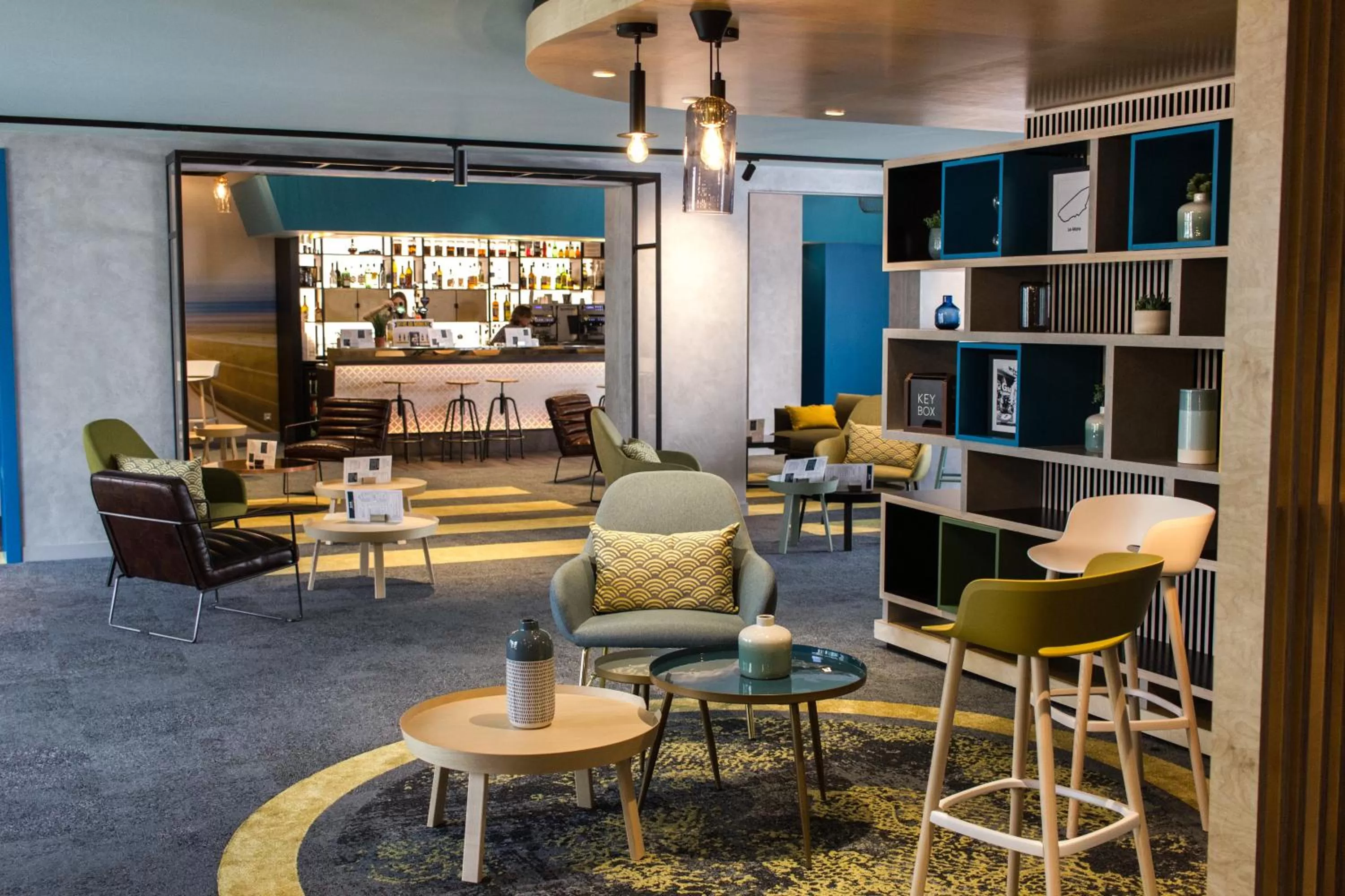 Living room in Novotel Le Mans