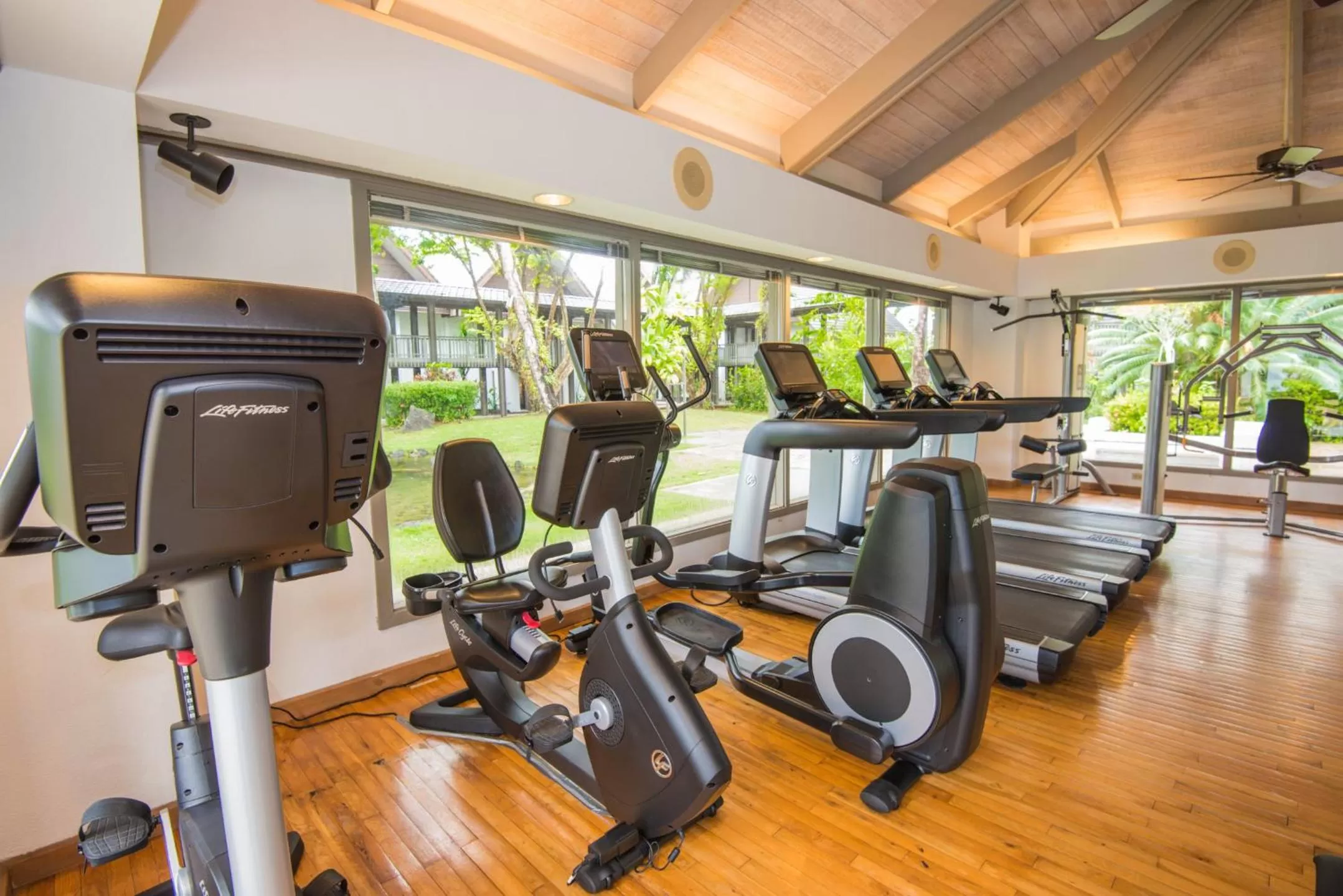 Fitness centre/facilities in Palau Pacific Resort & The Pristine Villas and Bungalows