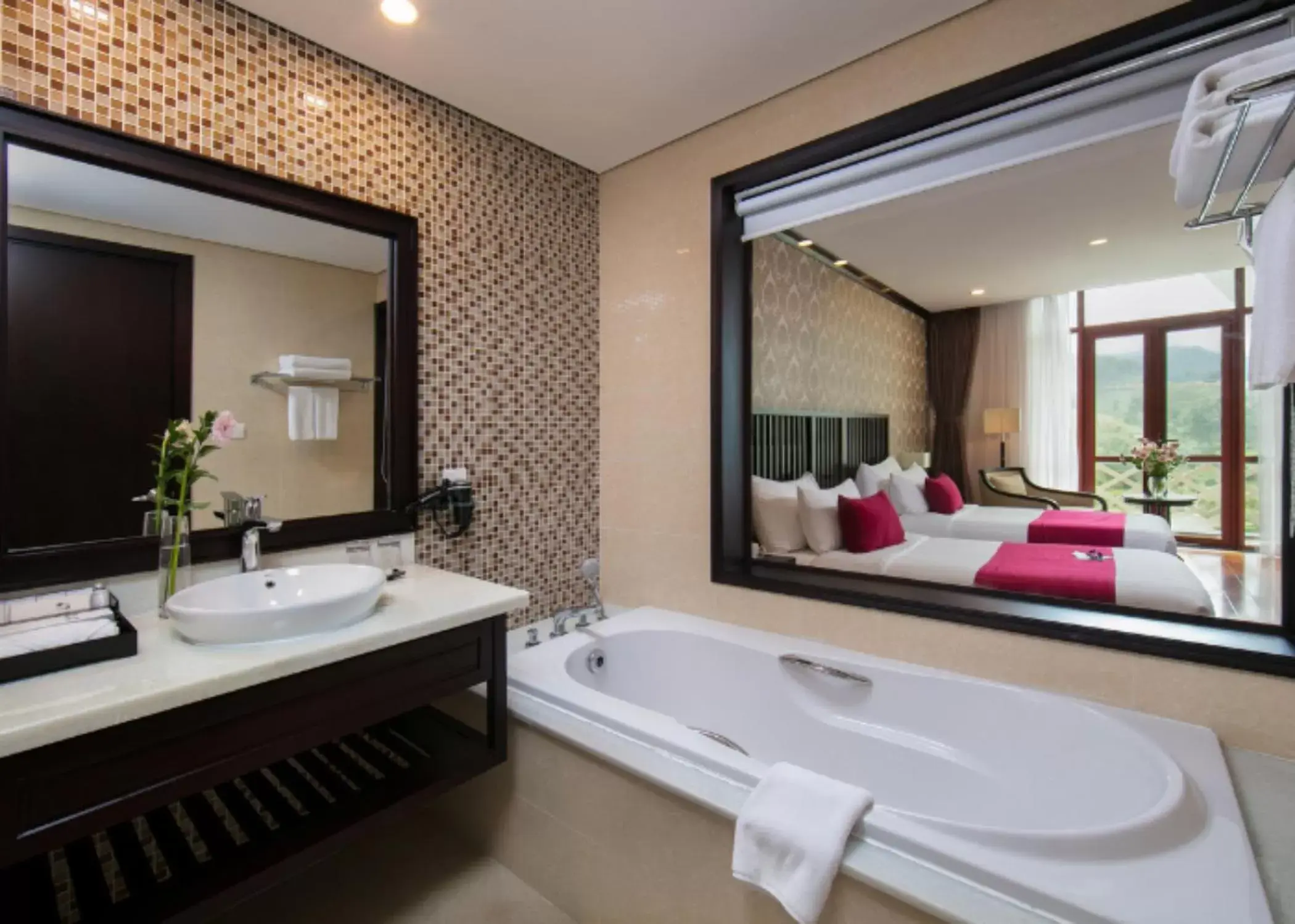 Bathroom in Swiss-Belresort Tuyen Lam