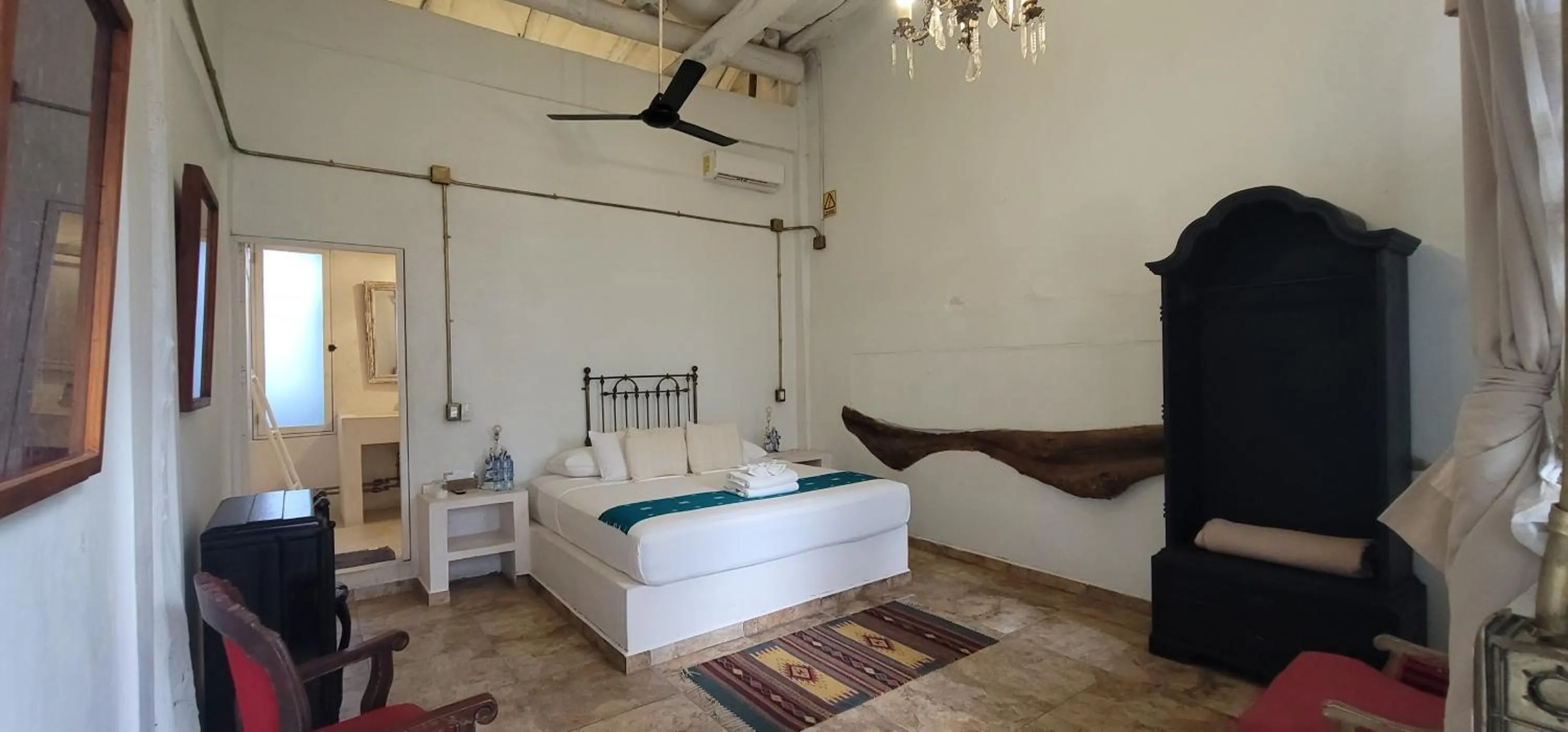 Bed in Casa Ambar Hotel & Boutique Tulum