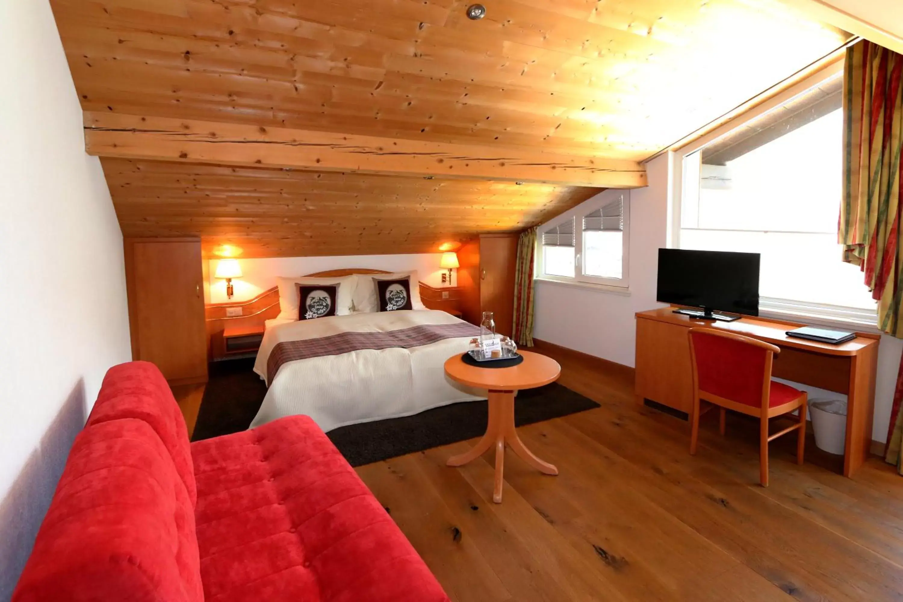 Bed in Amber Ski-in/out Hotel & Spa