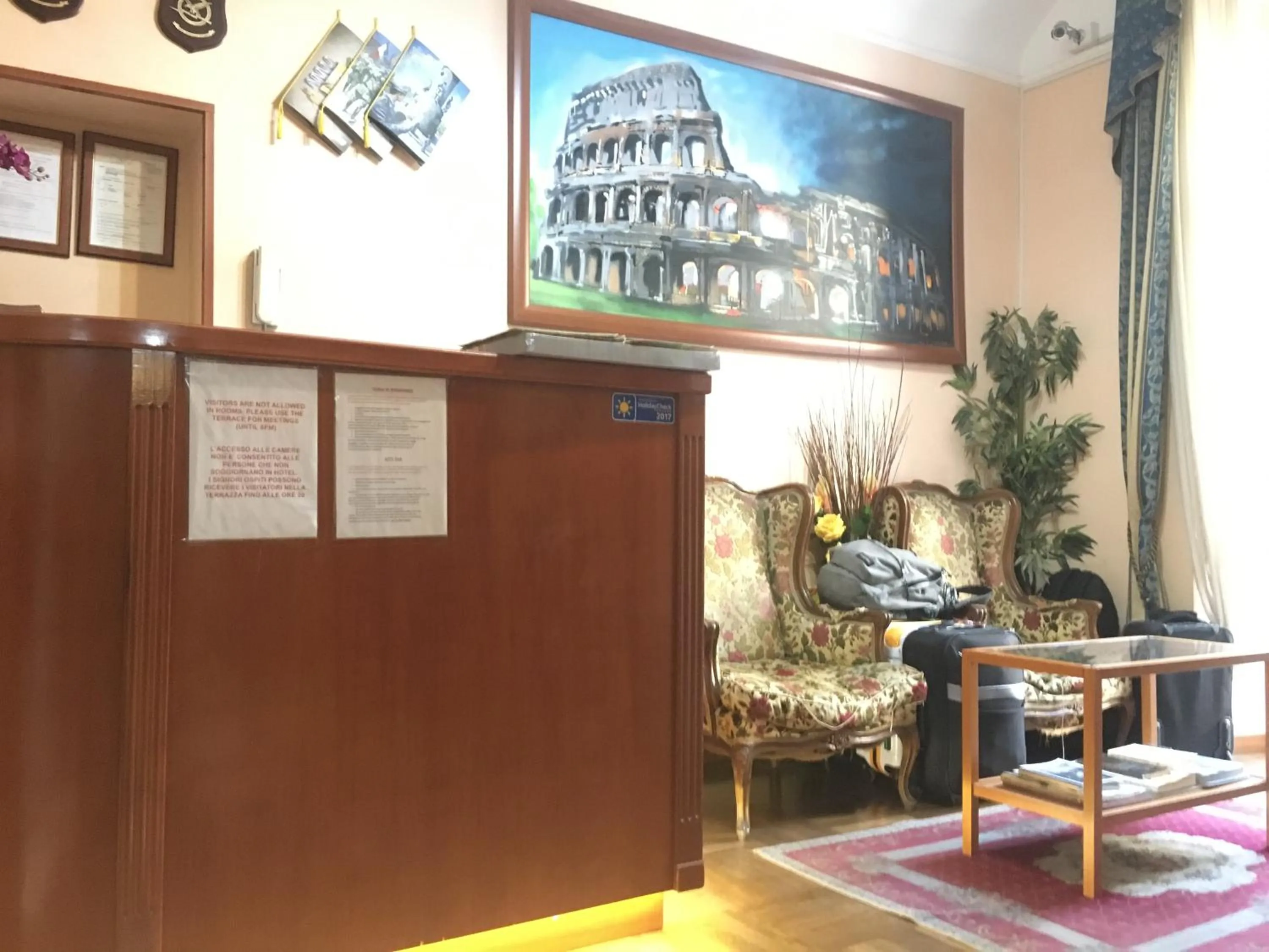 Lobby or reception in Toffa Place In Rome