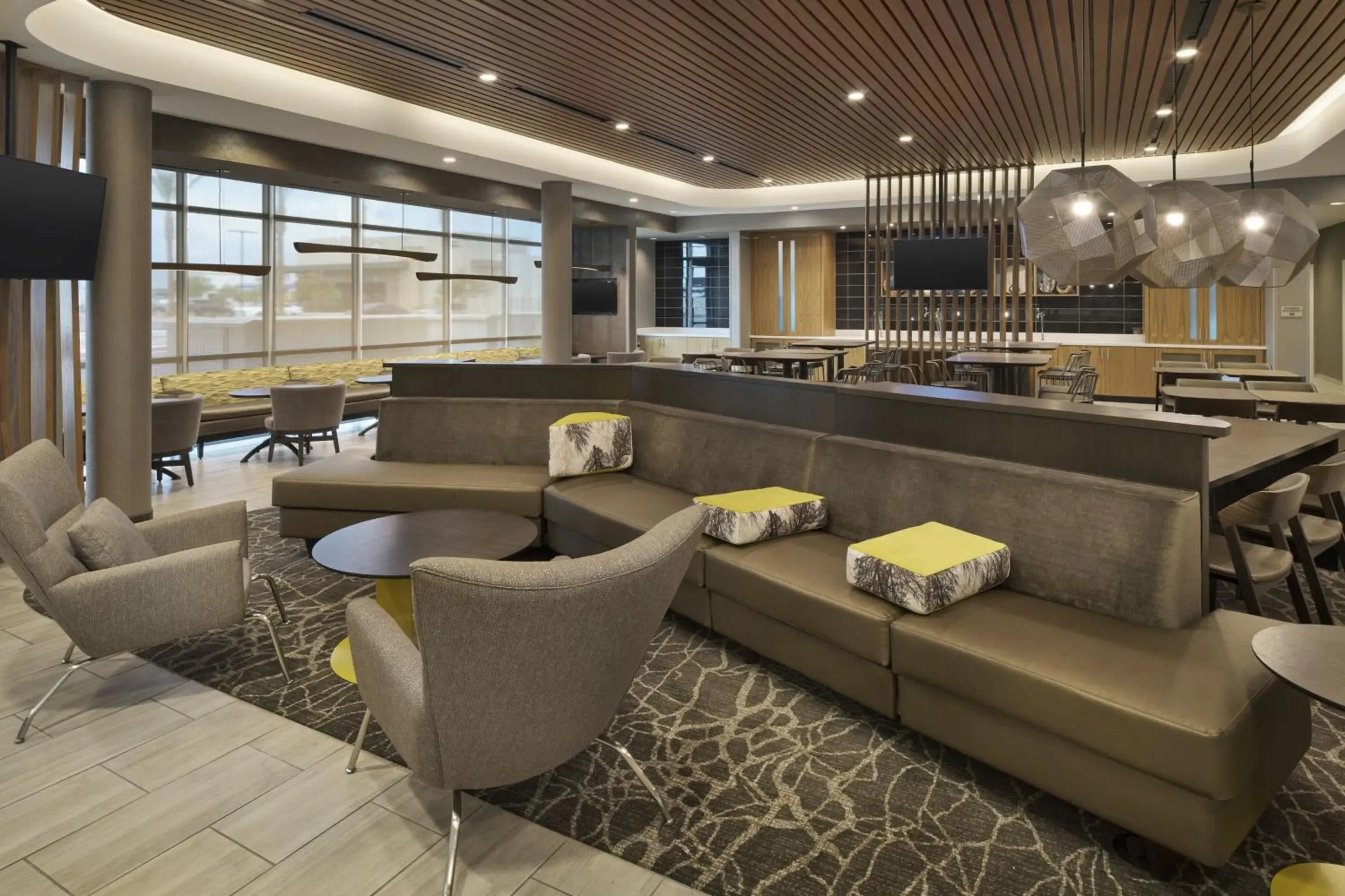 Lobby or reception, Lounge/Bar in SpringHill Suites by Marriott Las Vegas Airport