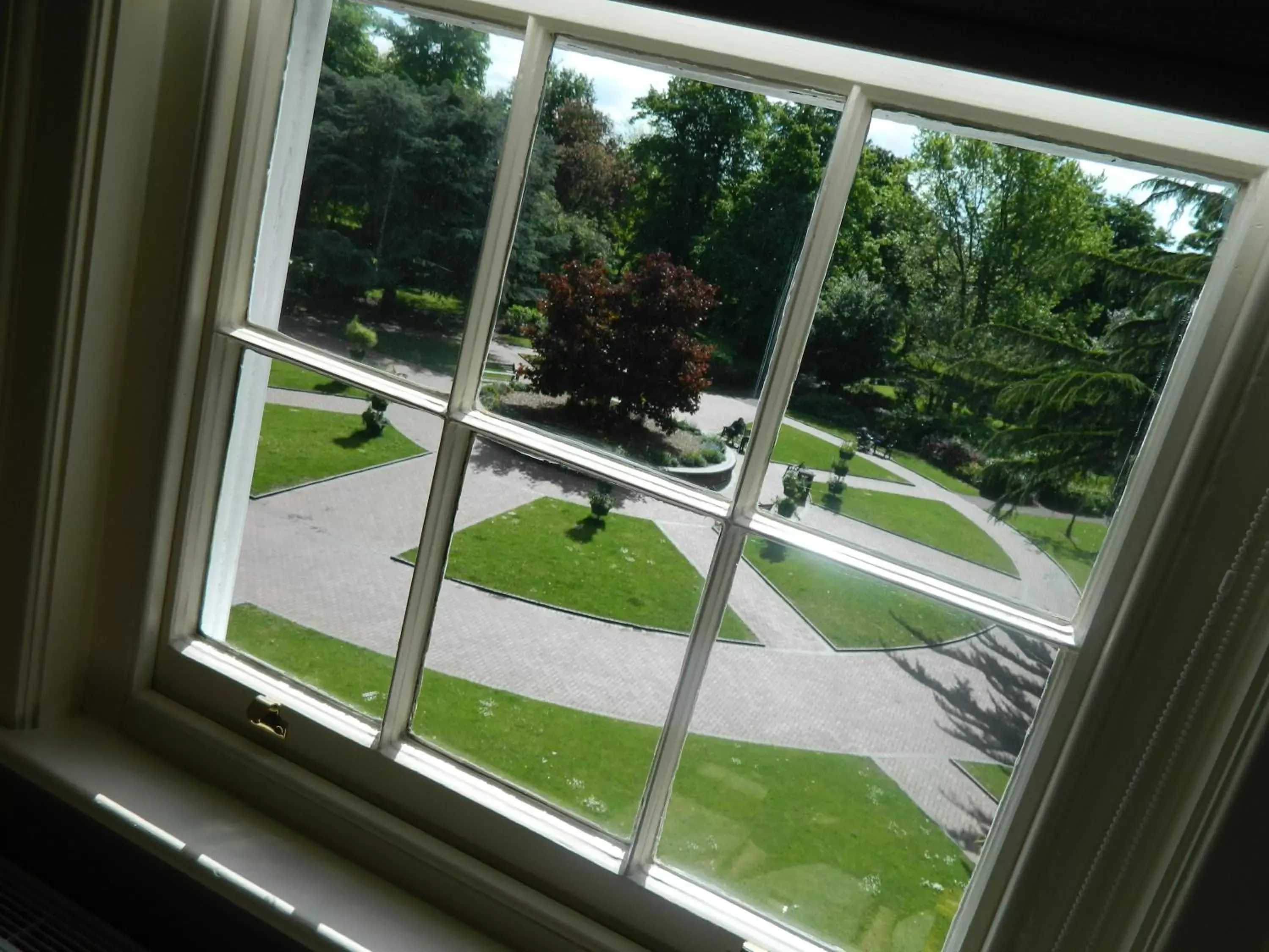 Garden view in Birchover Bridgford Hall