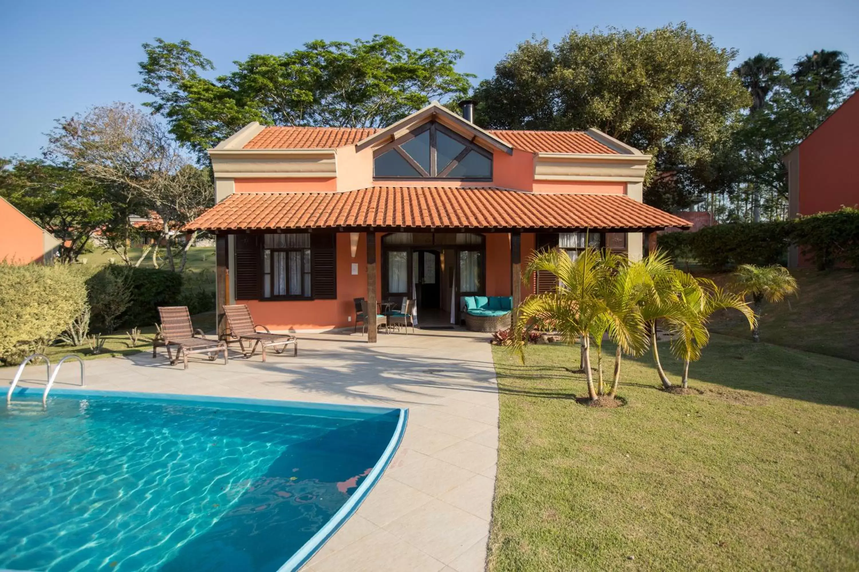 Patio, Property Building in Hotel Villa Rossa