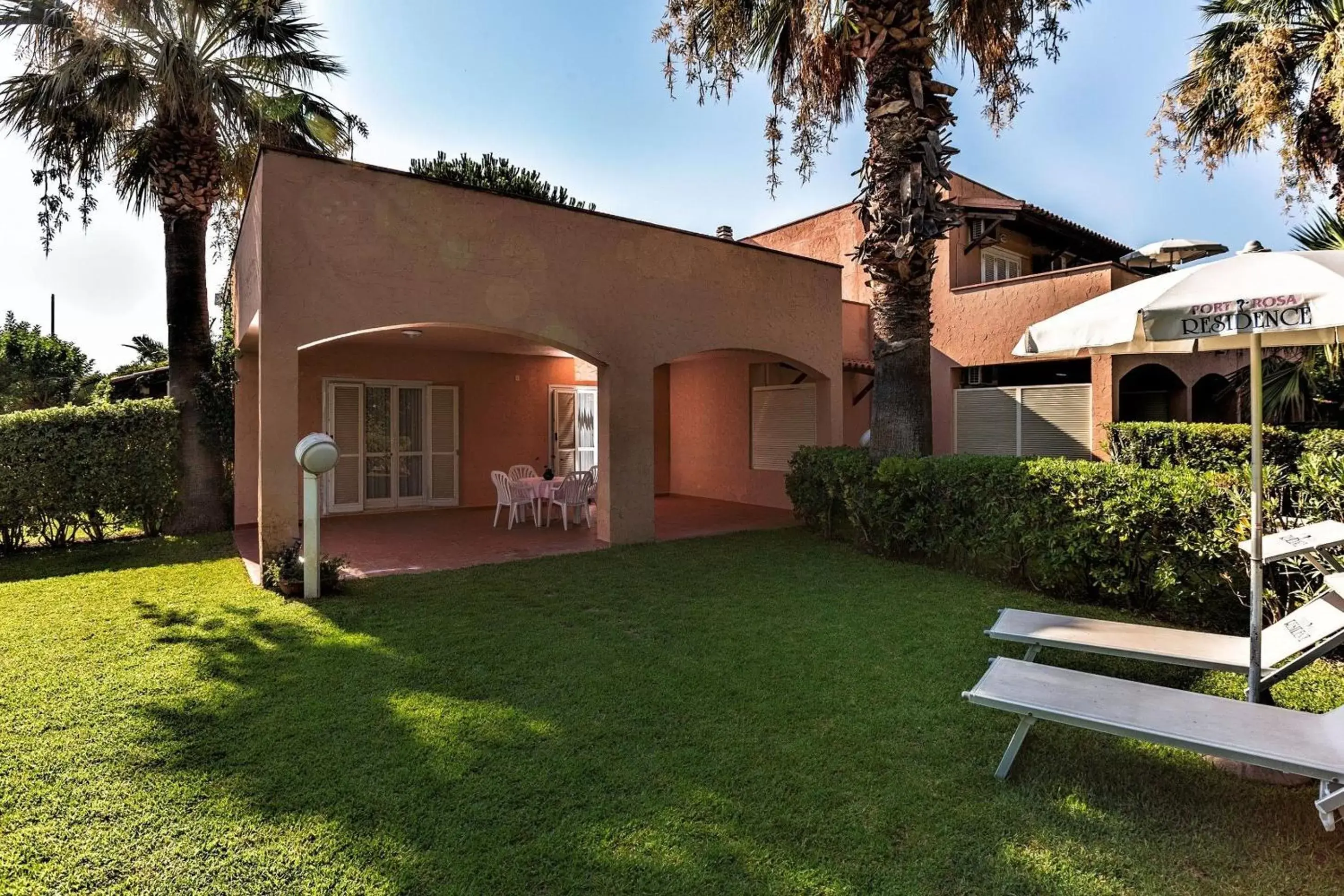 Patio, Property Building in Portorosa Residence