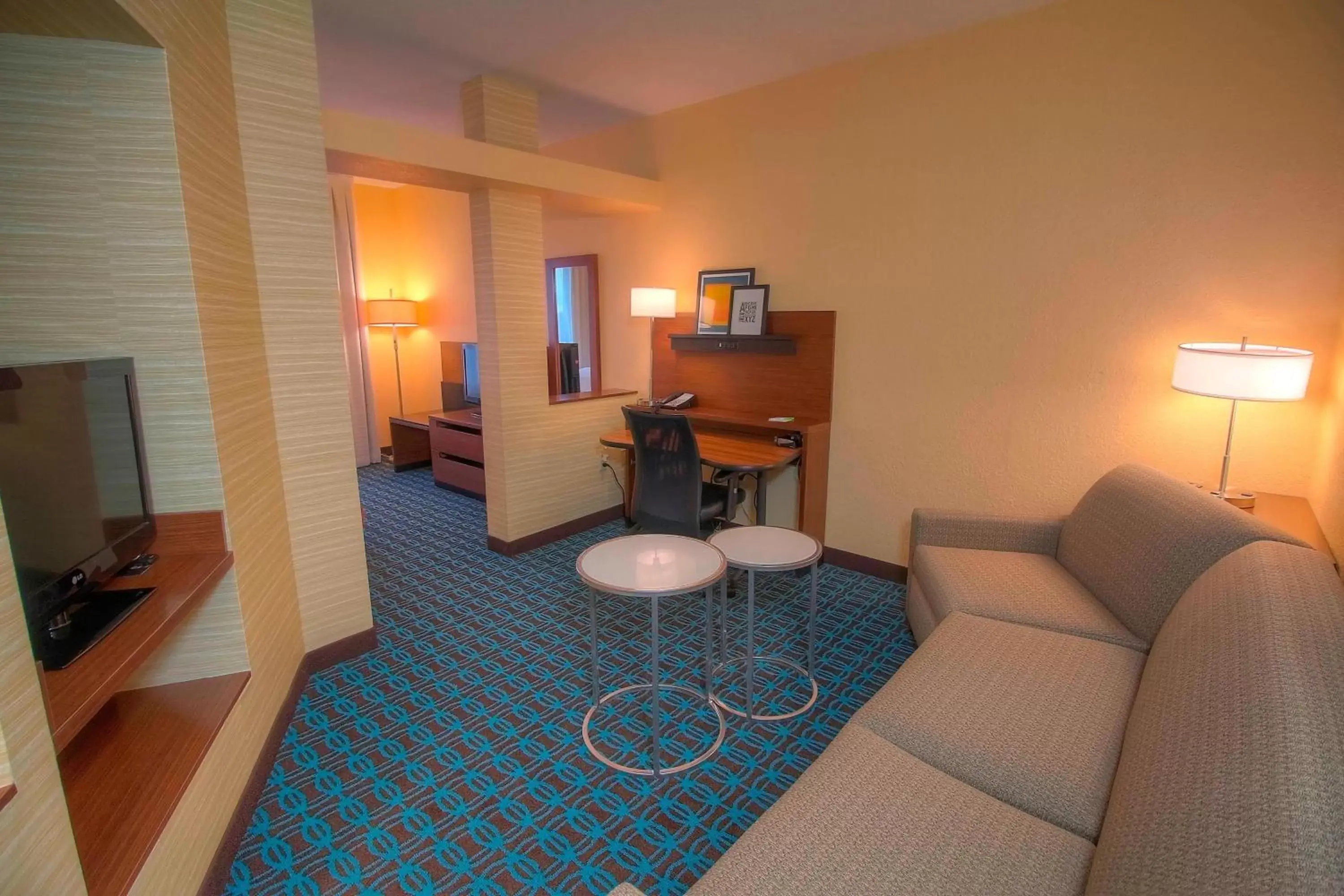 Living room, Seating Area in Fairfield Inn & Suites By Marriott Jupiter