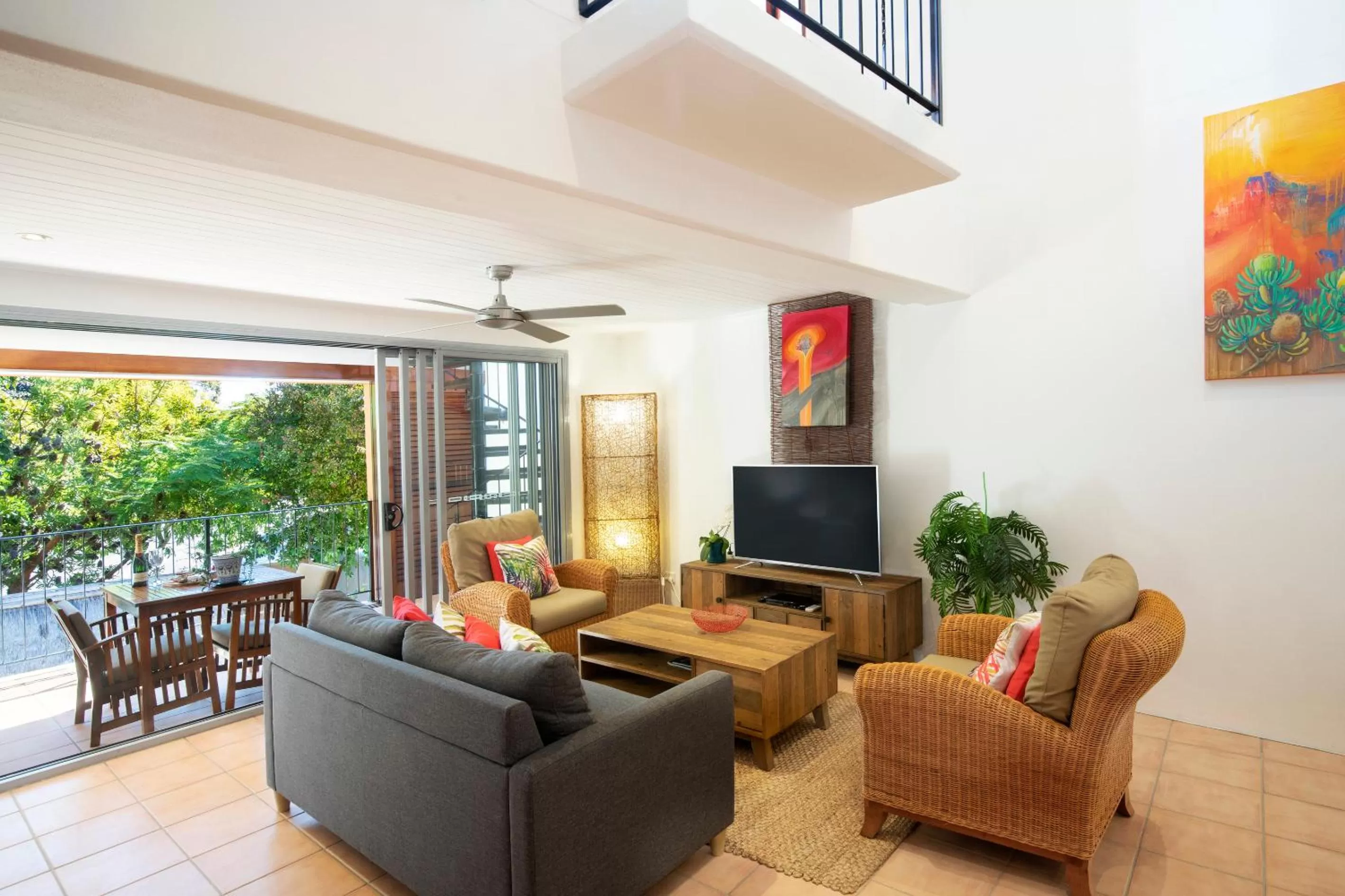 Living room, Seating Area in L'Auberge Noosa