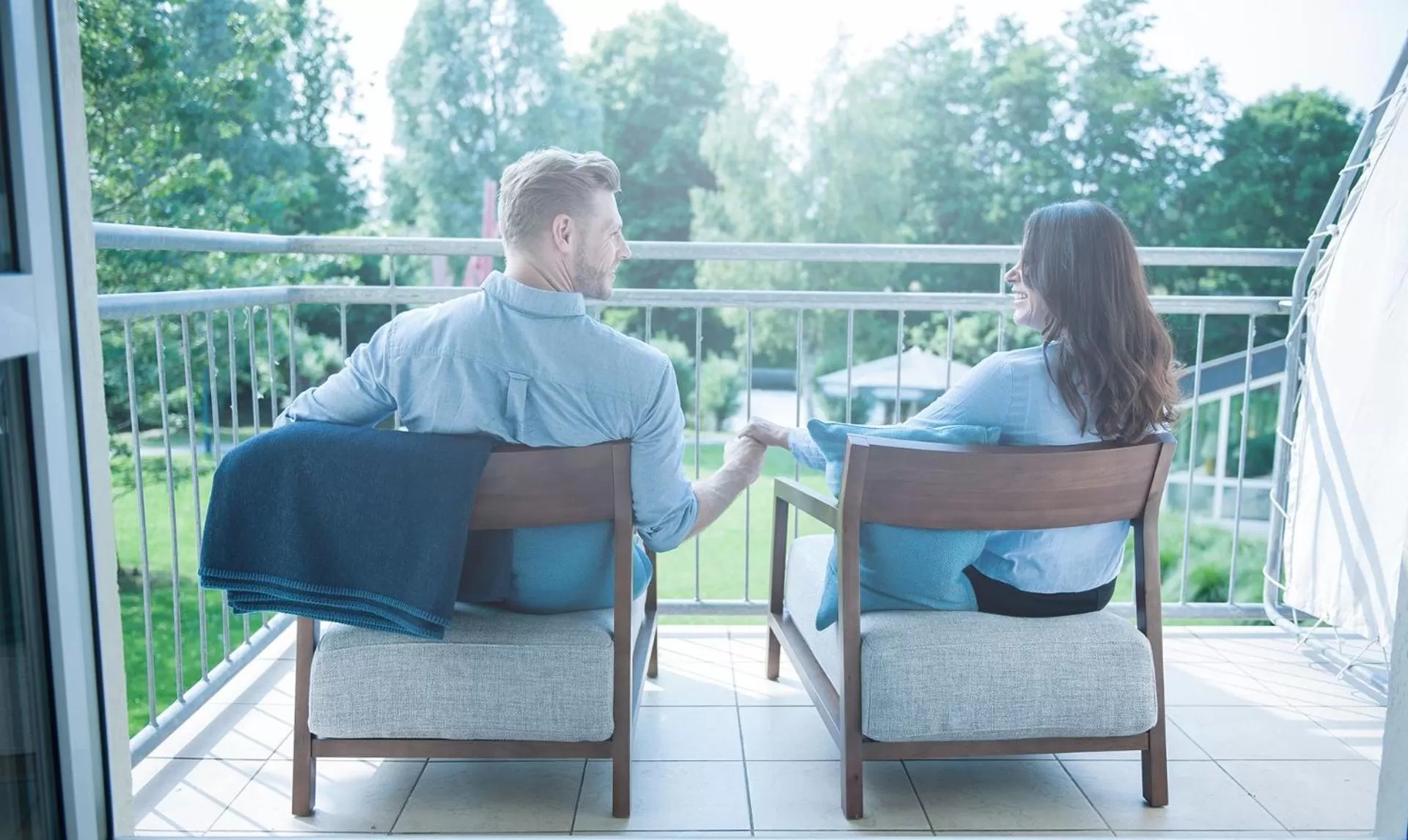 Balcony/Terrace in Hotel Am Medemufer
