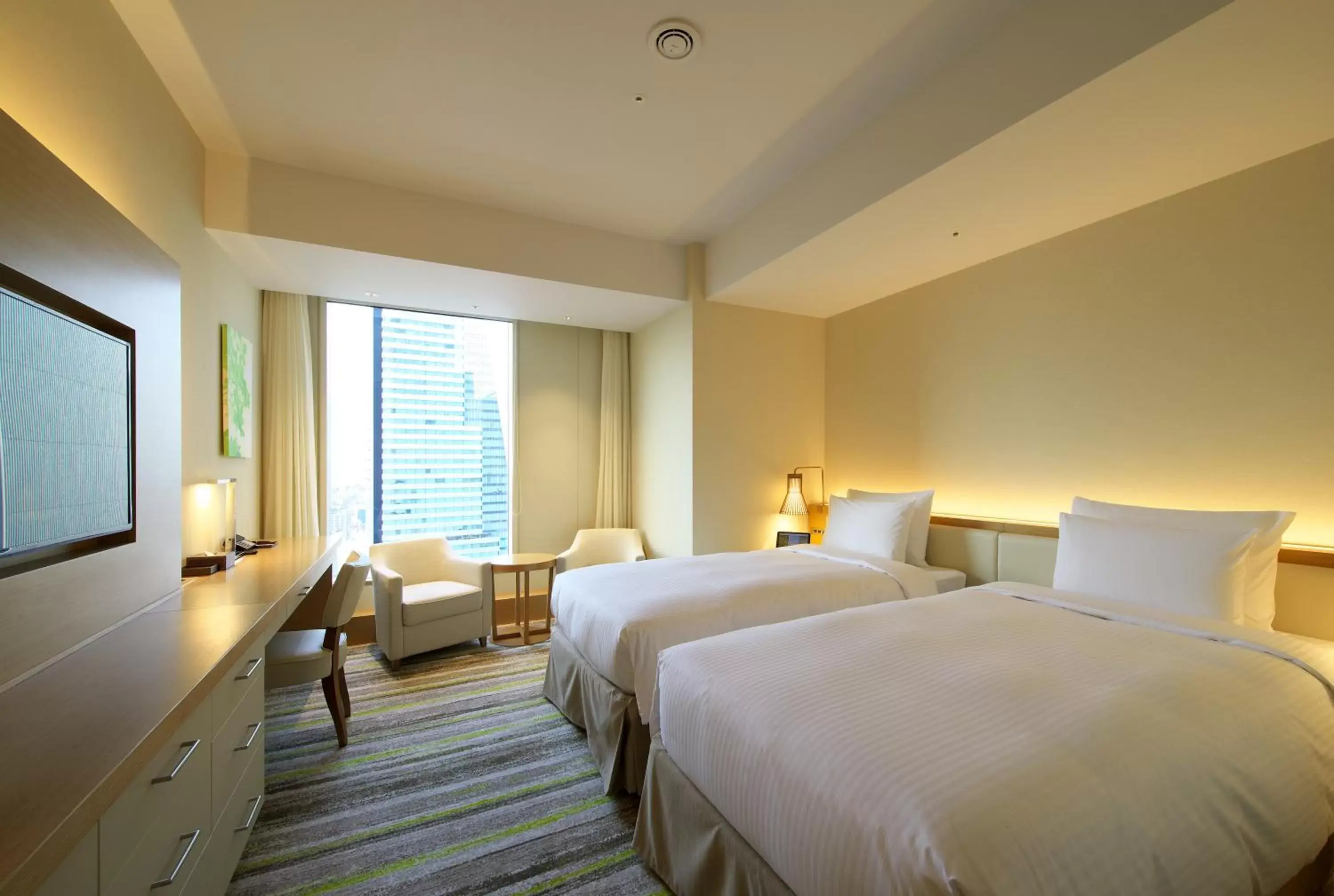 Photo of the whole room, Bed in Nagoya JR Gate Tower Hotel