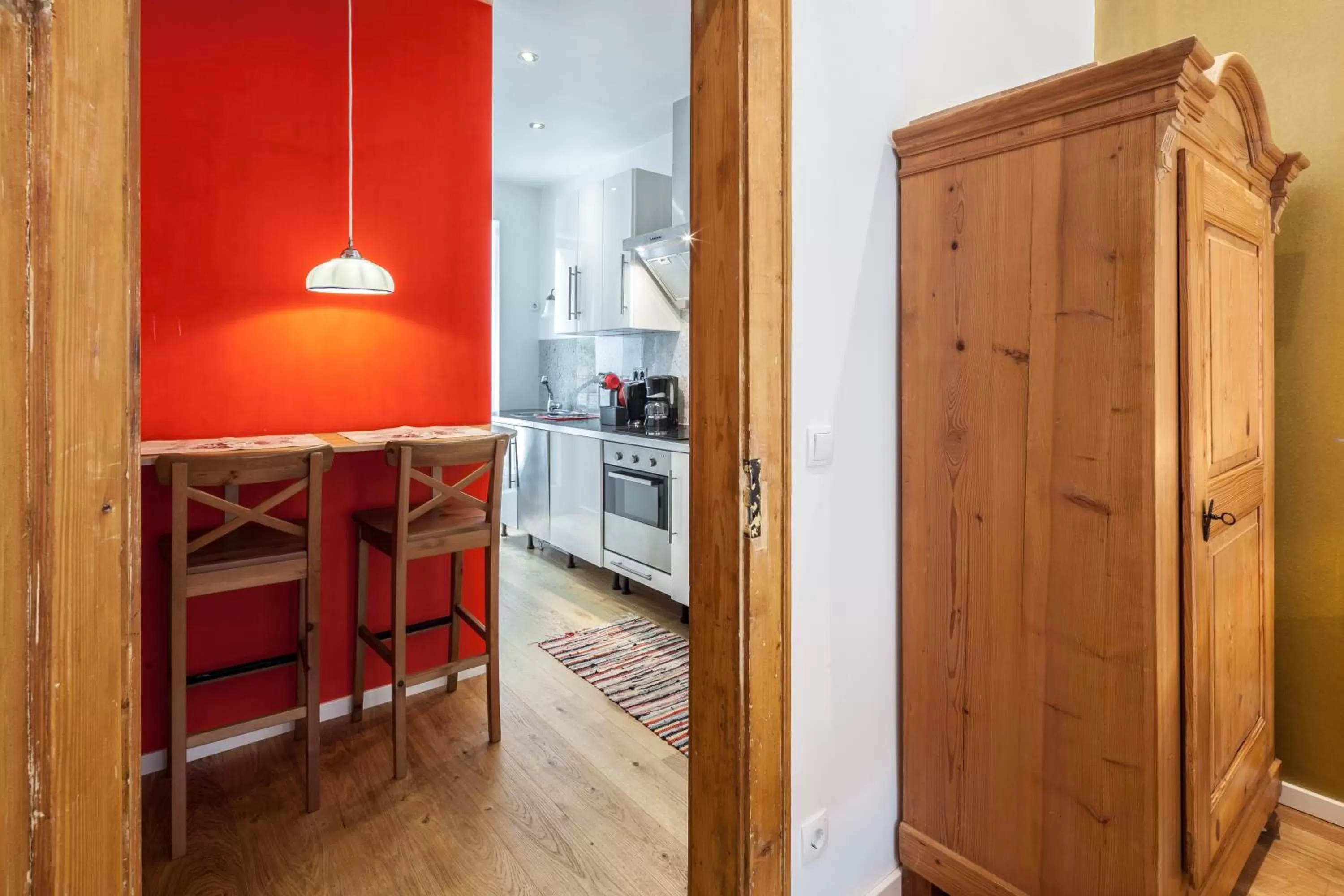 Kitchen or kitchenette in GL Suites