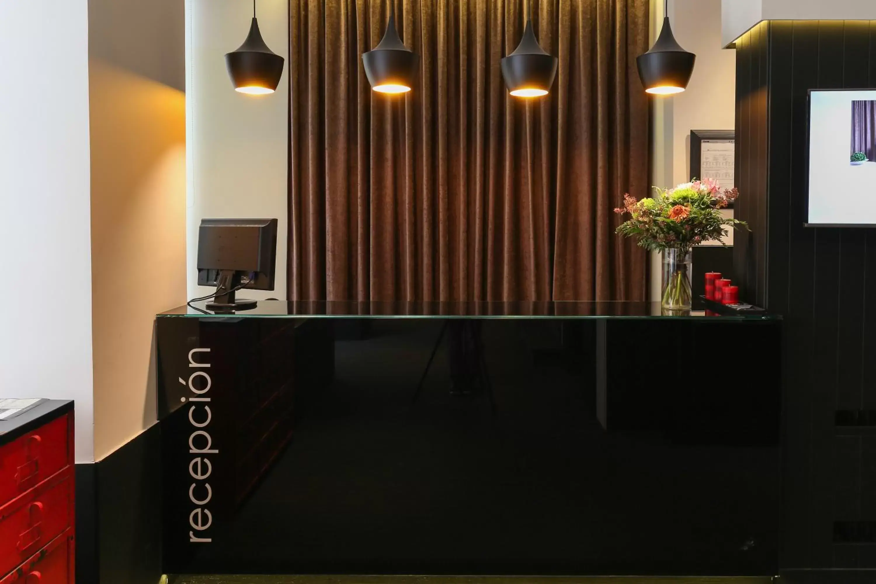 Lobby or reception in Habitus Hotel Leyre Lobby or reception in Habitus Hotel Leyre