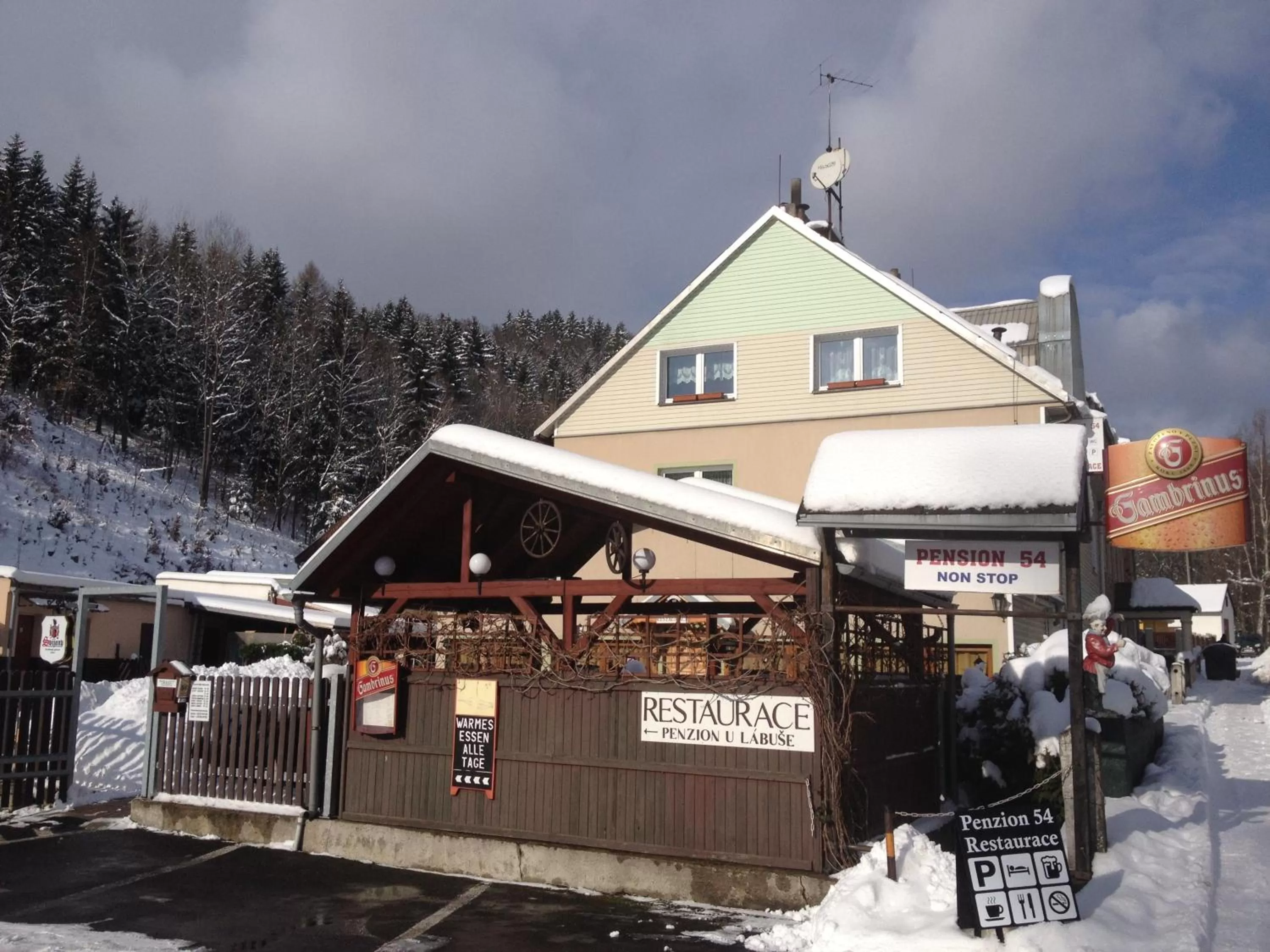 Area and facilities in Penzion54 & Restaurace